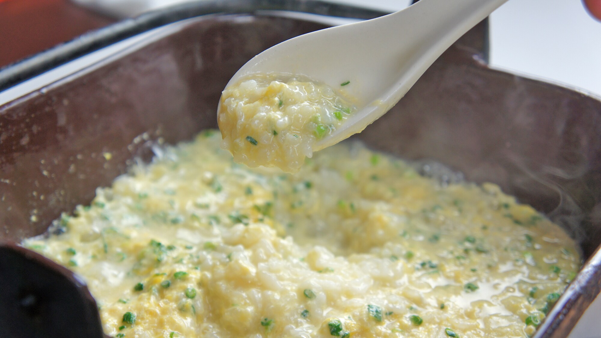 ข้าวต้มเป็นเมนูสุดท้ายของสุกี้ยากี้