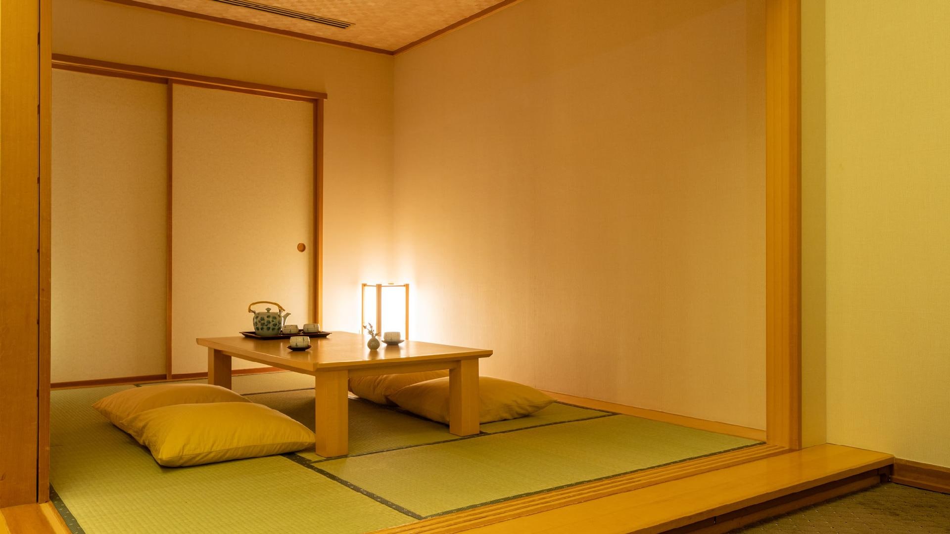 [Ruang keluarga tambahan] 2 tempat tidur + 6 tatami Kamar bergaya Jepang-Barat (53㎡, maksimal 6 orang)