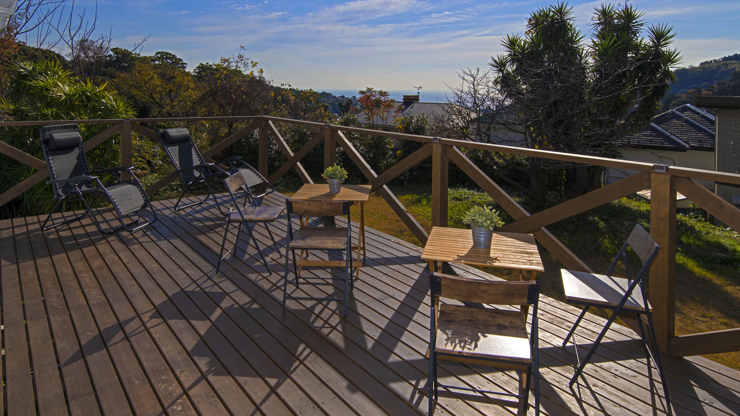Public space terrace seating