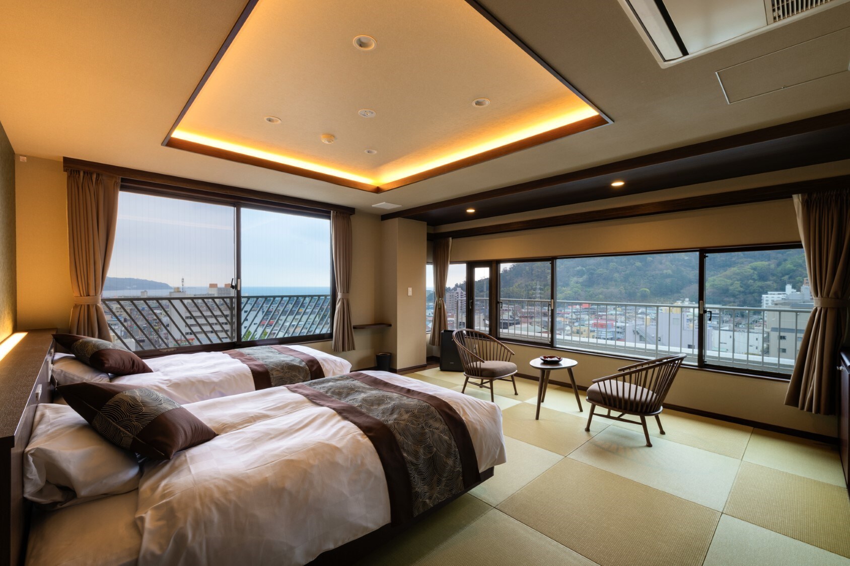 Renovated in March 2024 - Top floor (6th floor) Japanese modern Japanese-Western style room "Konpeki" "Maso"