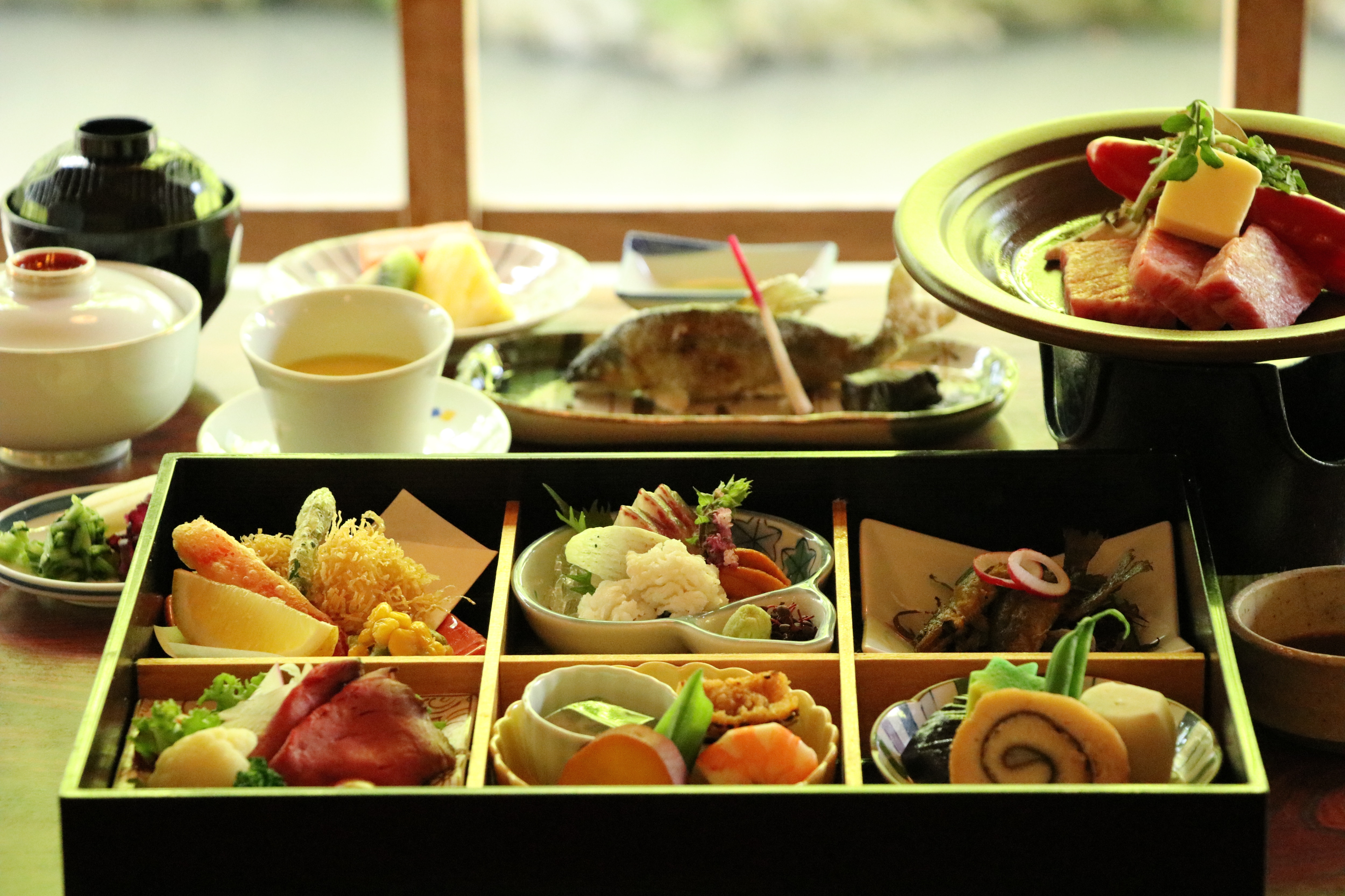 [Kawadoko] Kaiseki cuisine * Provided with a reduced number of servings as a measure against corona