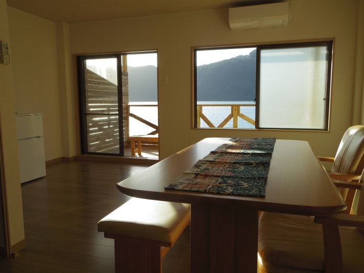 Living room in the hall