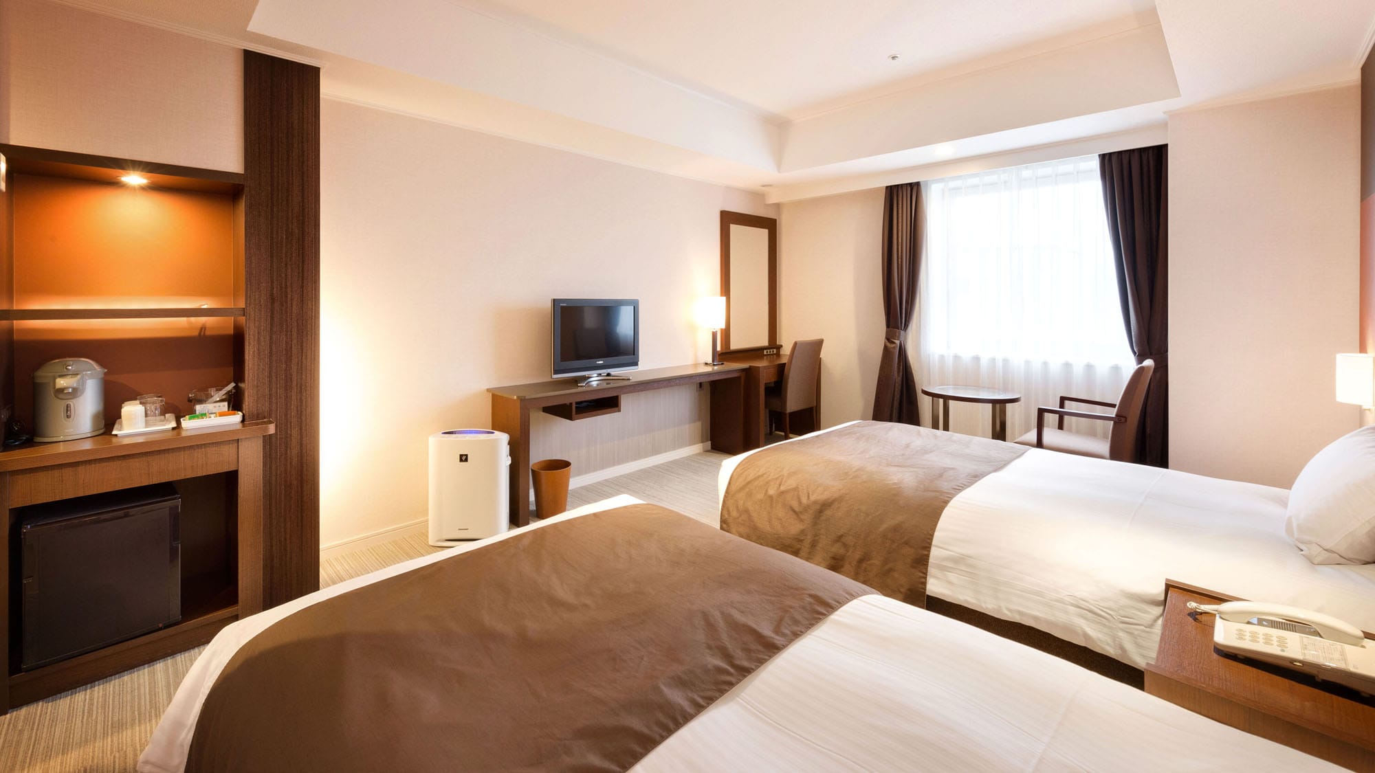 Tower Wing Twin Room ◆ (25 square meters) [Tower Wing] 6th to 13th floors A high-quality twin room