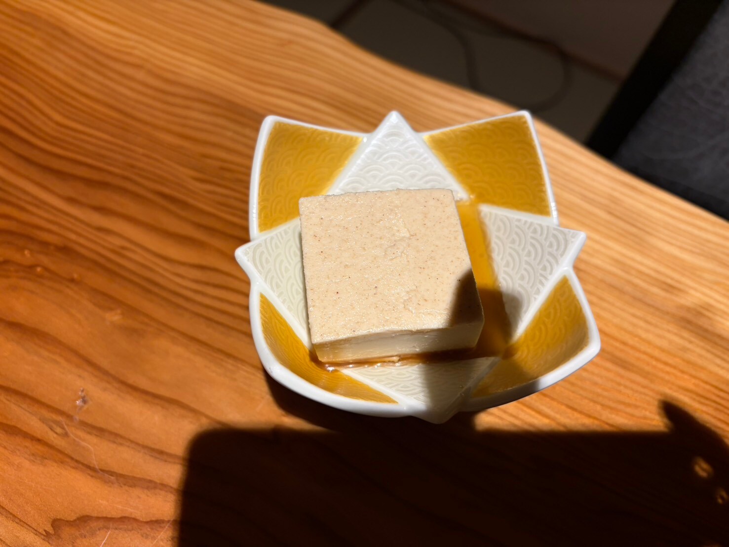 Our most popular item! Homemade sesame tofu