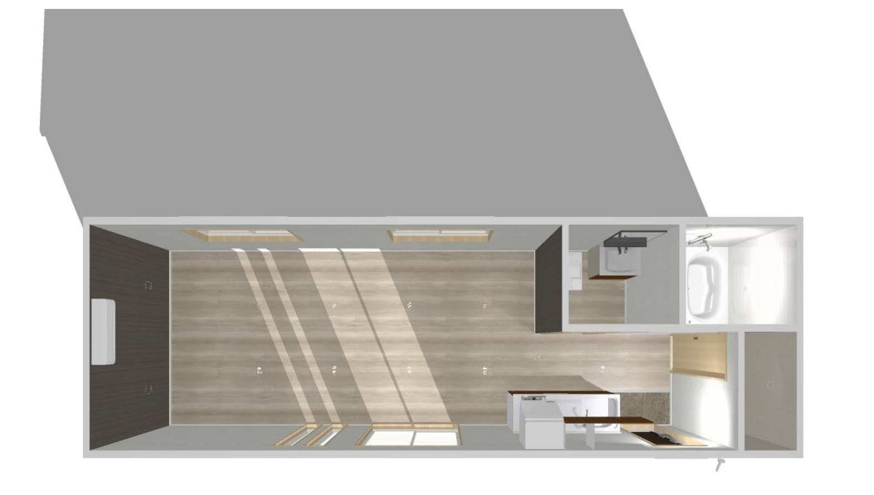 [Trailer house] Floor plan