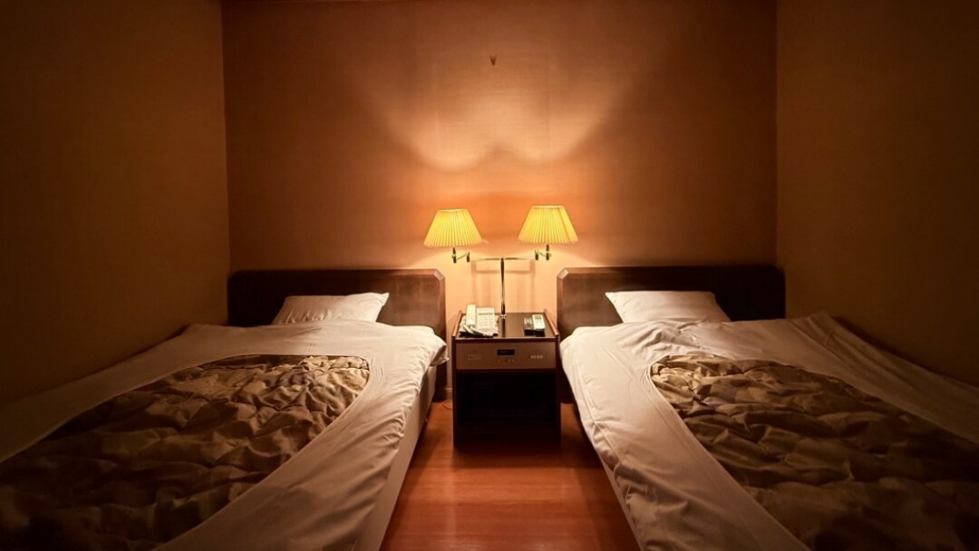 [Kamar Jepang-Barat yang Menenangkan] Kamar bergaya Jepang dengan 10 tikar tatami + kamar bergaya Barat dengan tempat tidur twin/lebar 120 cm