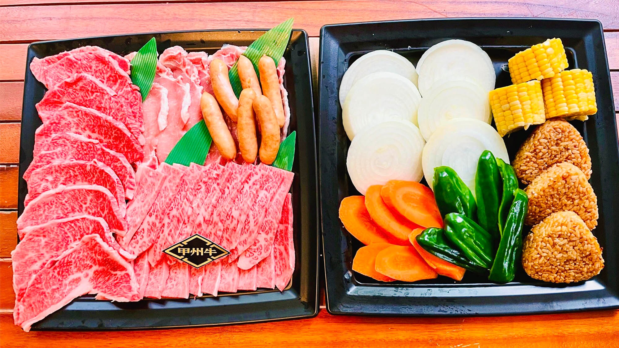 Daging sapi hitam Jepang peringkat BBQ / A5 dengan bahan utama