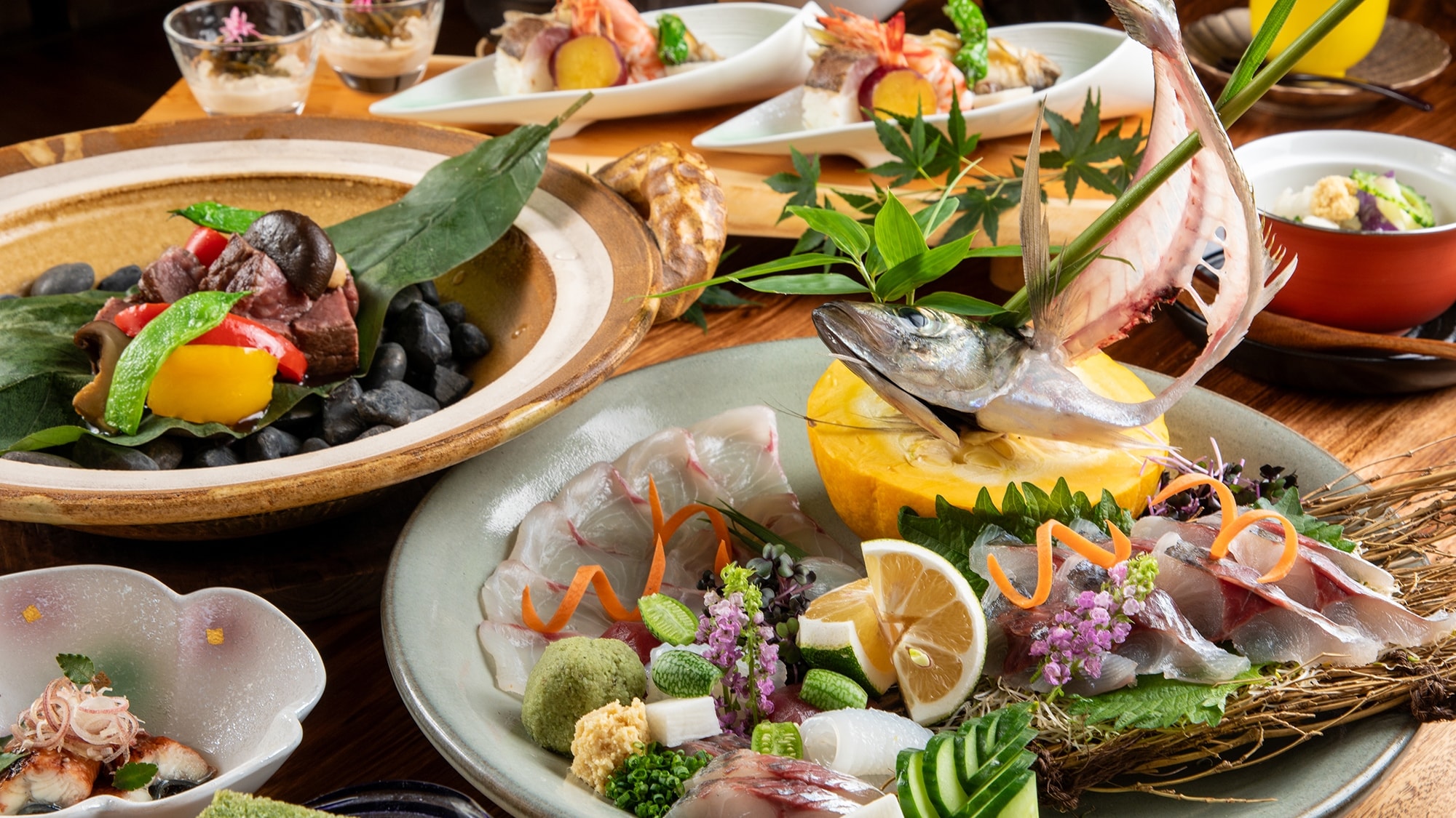 [Dinner] An exquisite feast woven with the pride of Oita