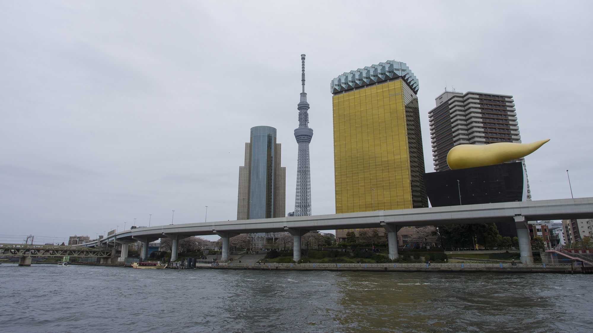 Skytree seen from the Sumida River