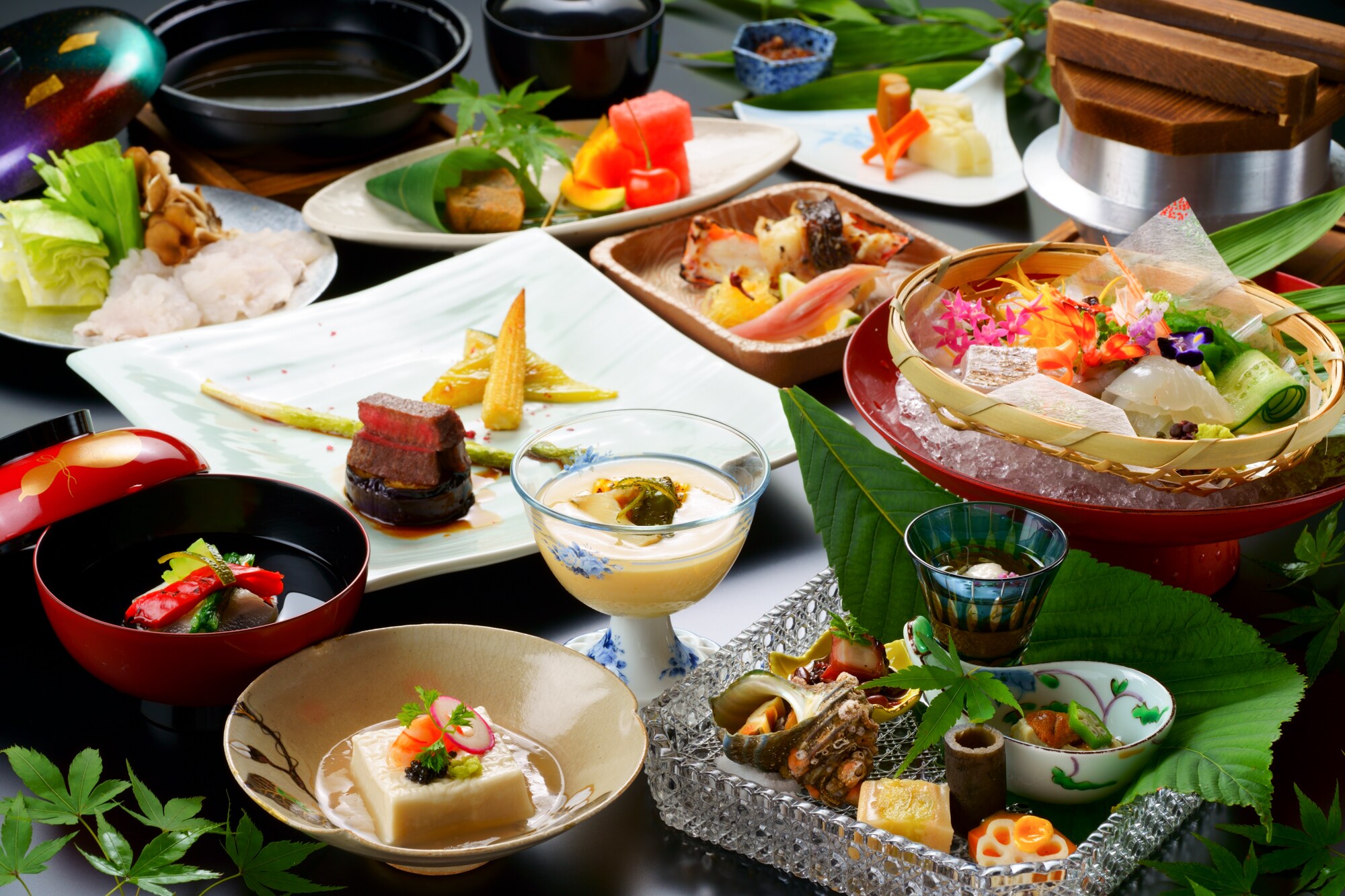 [Dinner / An example of authentic kaiseki] Enjoy homemade authentic kaiseki cuisine with all your heart.