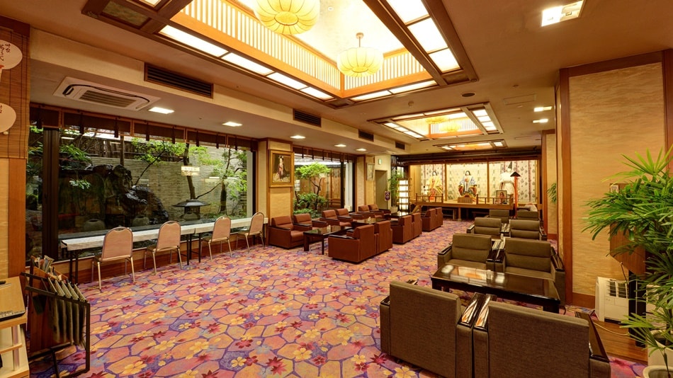 *[Lobby] A spacious lobby with a Japanese atmosphere befitting Kyoto
