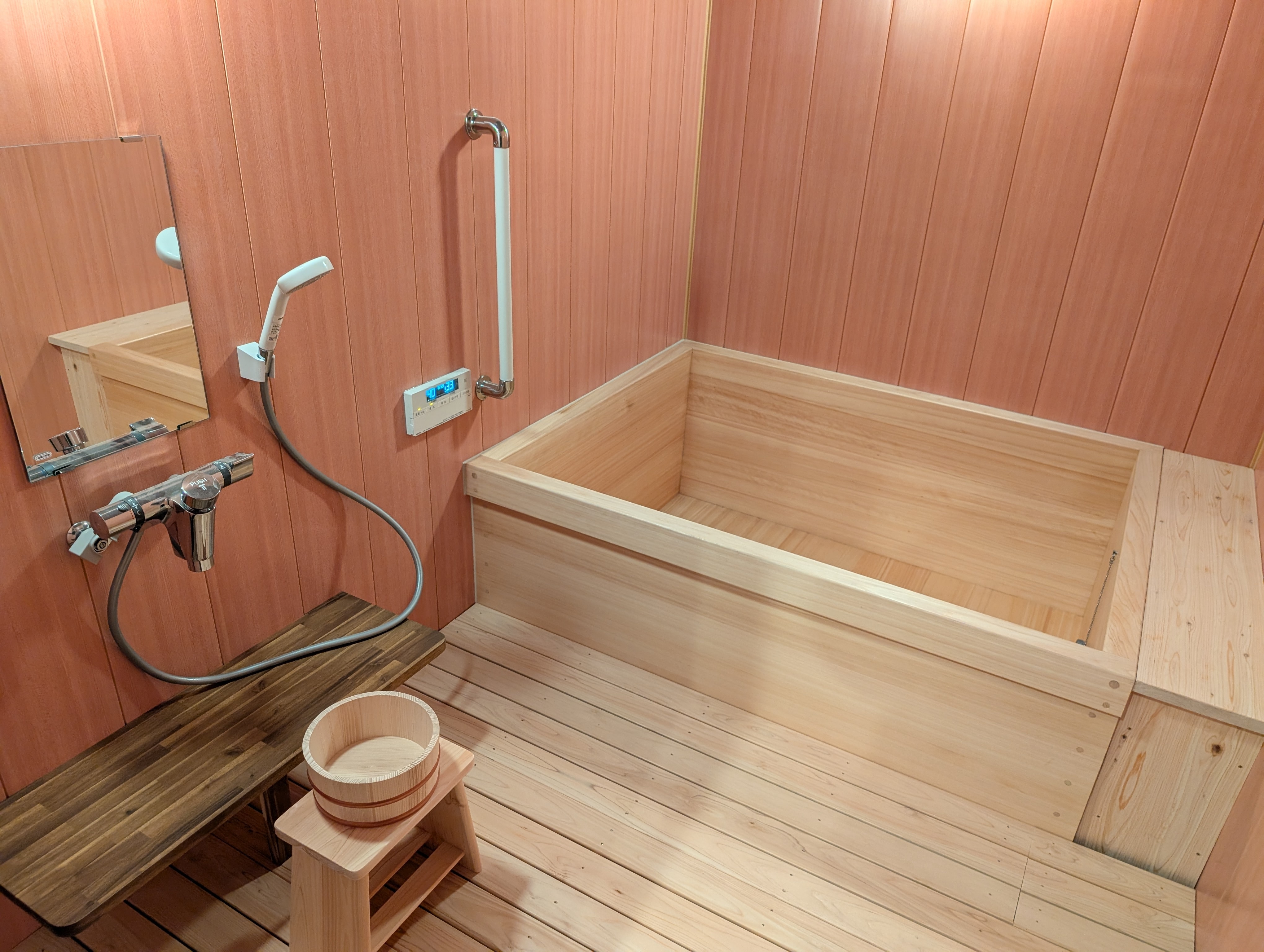 Private cypress bath