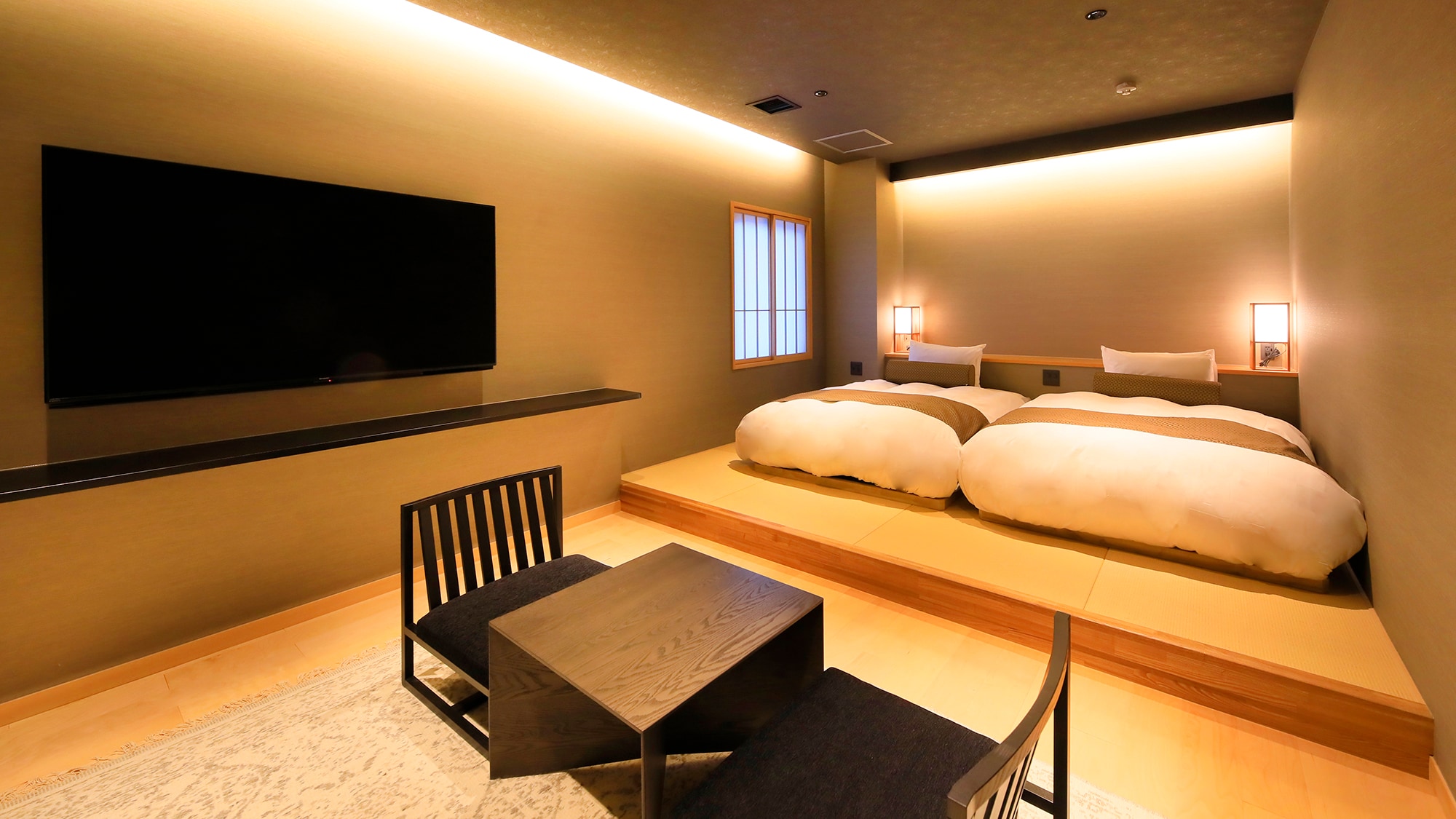 [Standard Twin] The most basic modern Japanese style guest room with a size of 36 square meters.