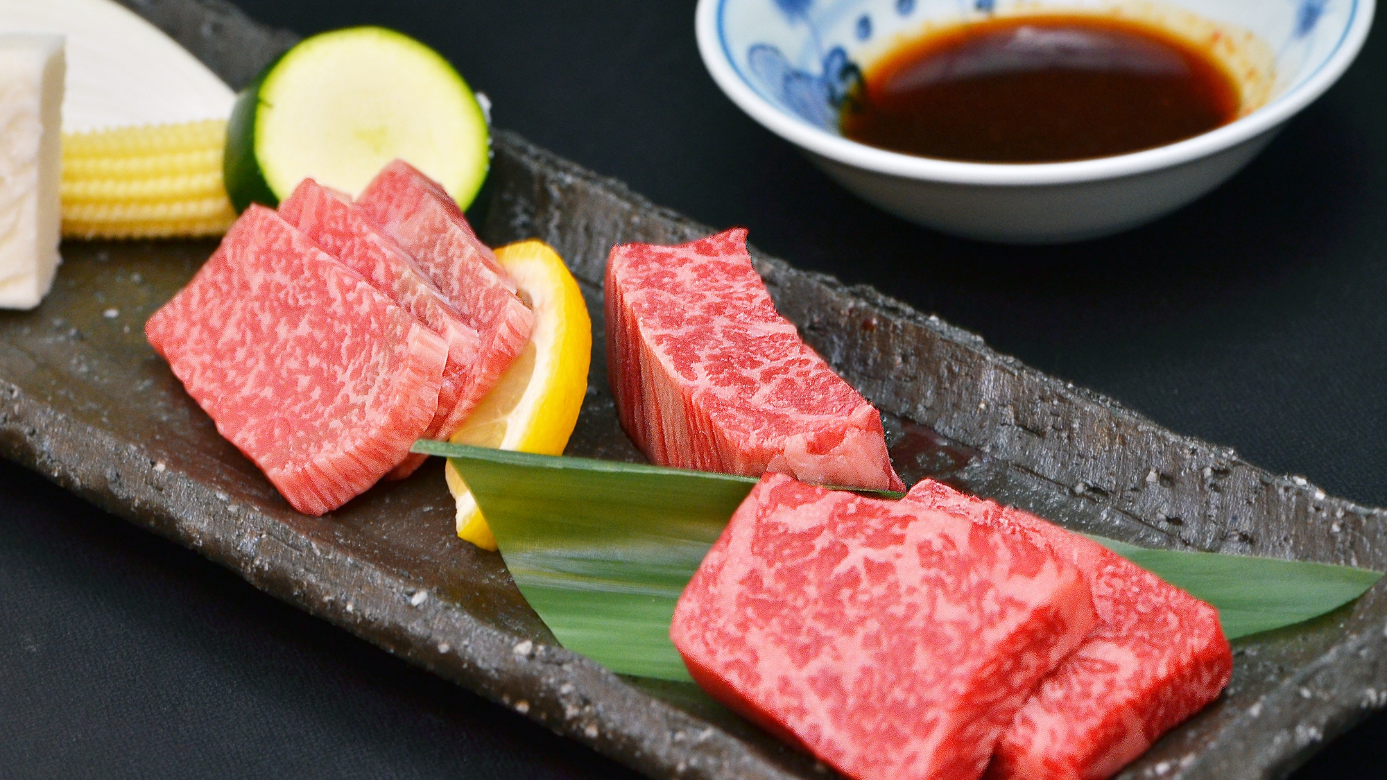 [Kursus Teh Kaiseki Daging Sapi Saga] Contoh hidangan