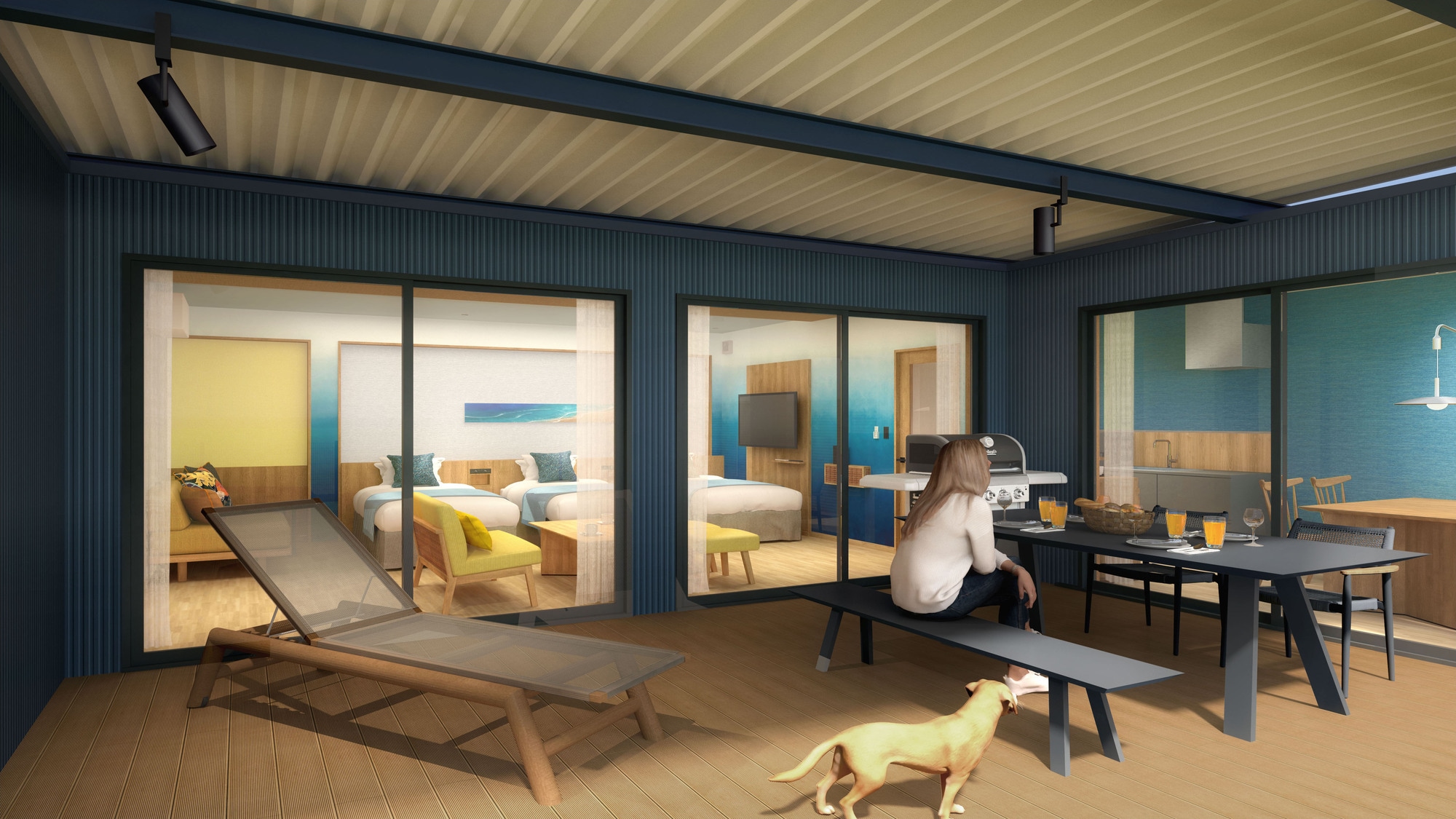 NEW [Private dog run and sauna included] Hillside Villa image