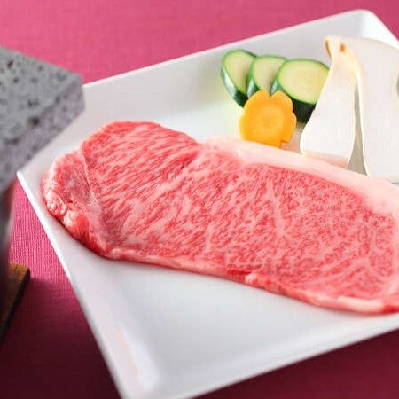Hida beef grilled on lava stone