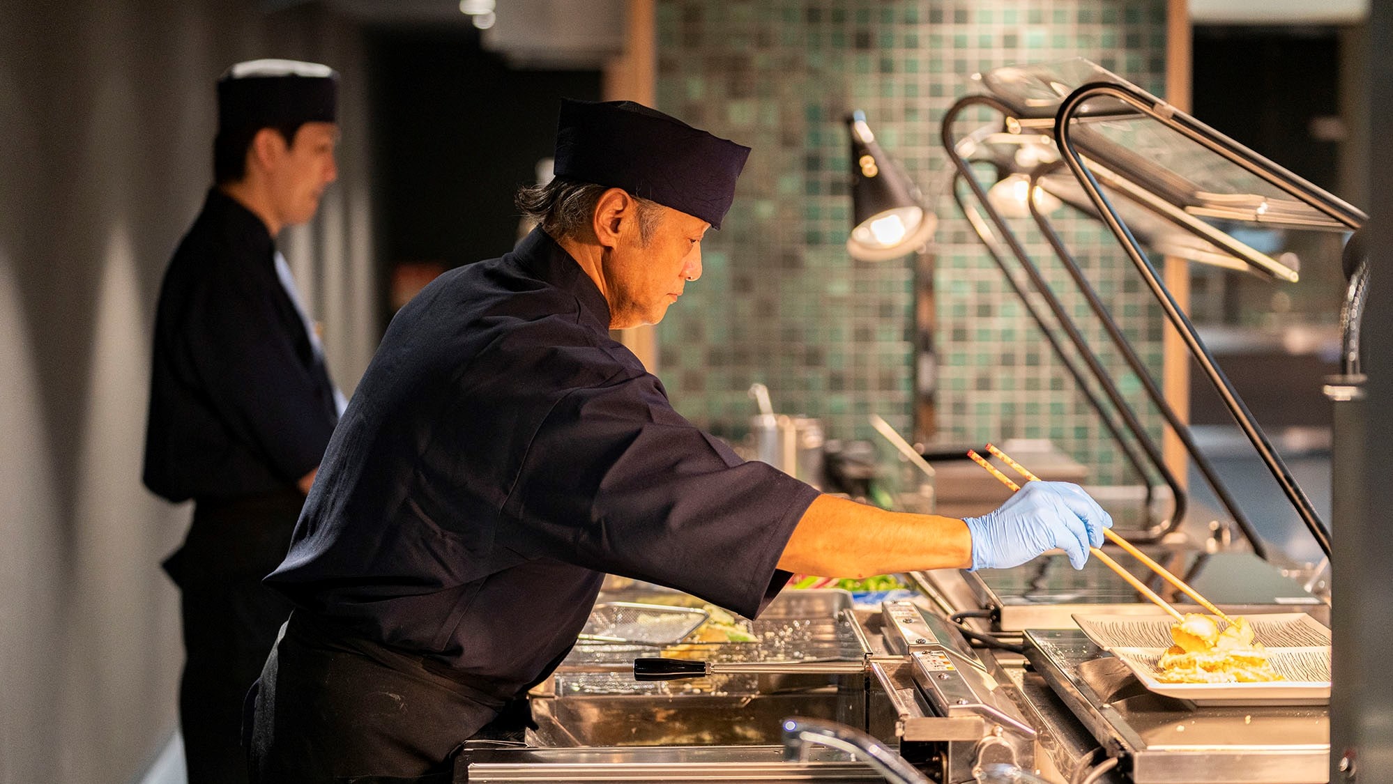 [ร้านบุฟเฟ่ต์ Yamabiko] ครัวมีชีวิต