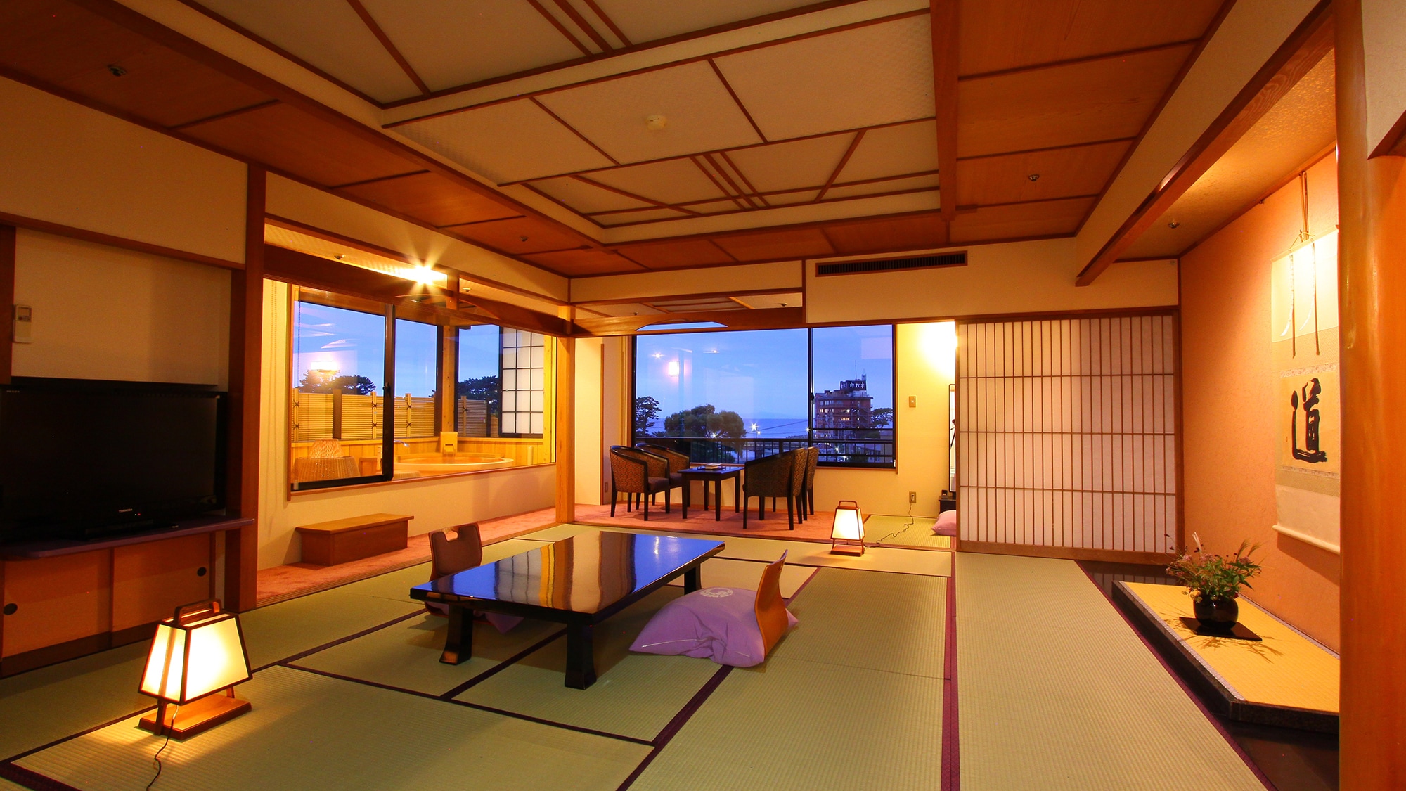 An example of a special room with an open air