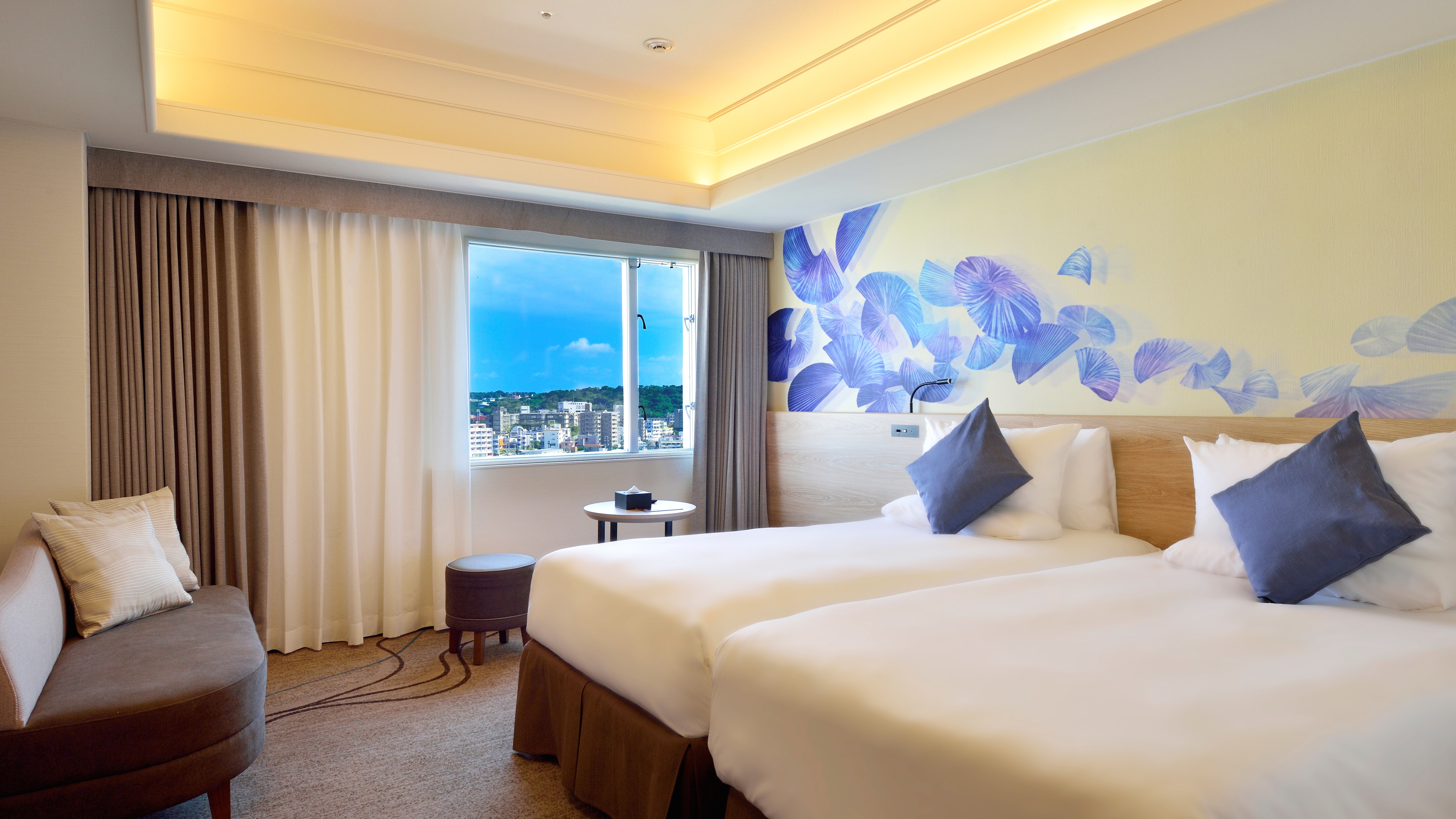 [Executive Twin 24㎡] You can use the lounge on the top floor. Enjoy a quality stay.