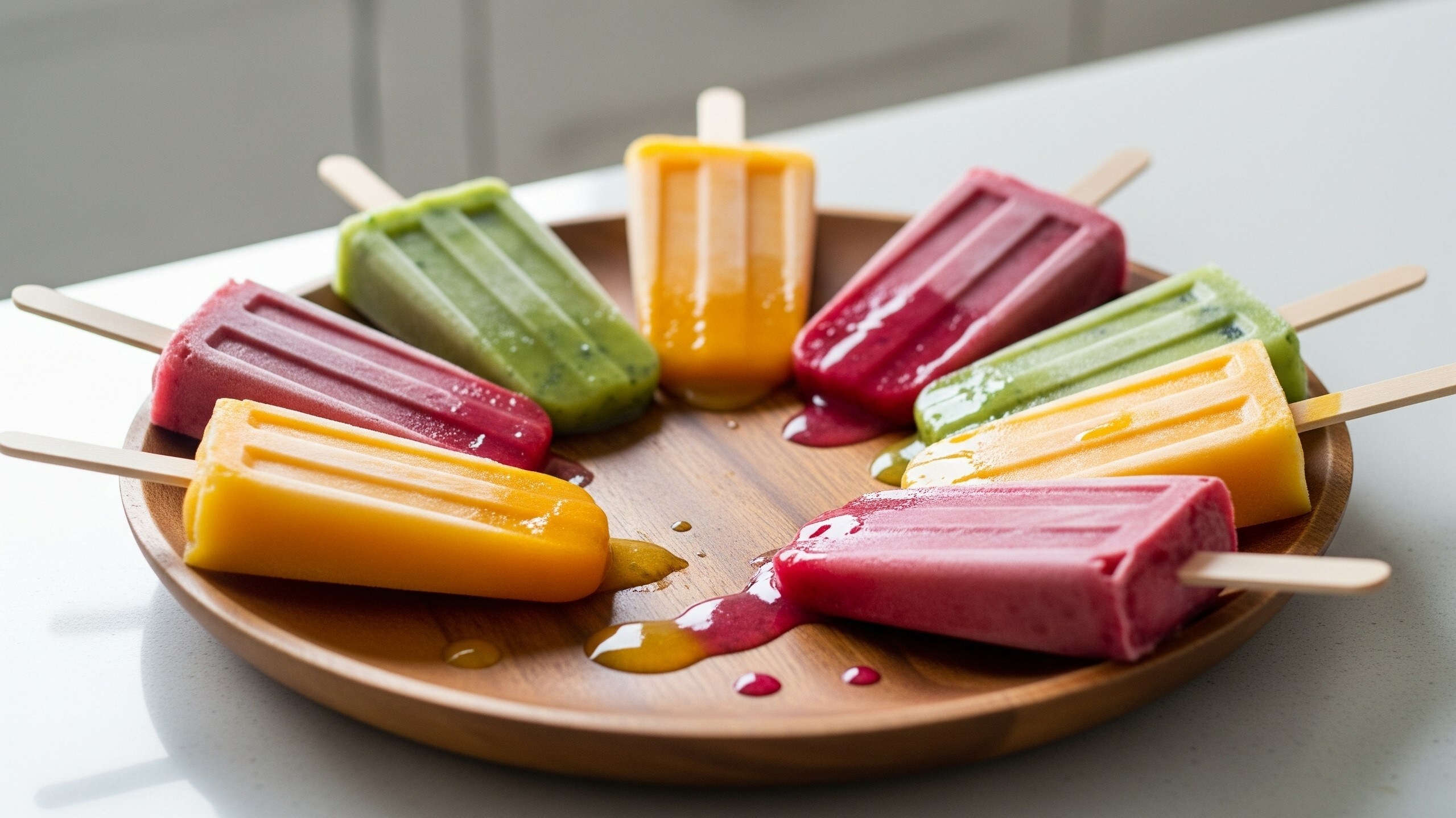 Ice candy after bath