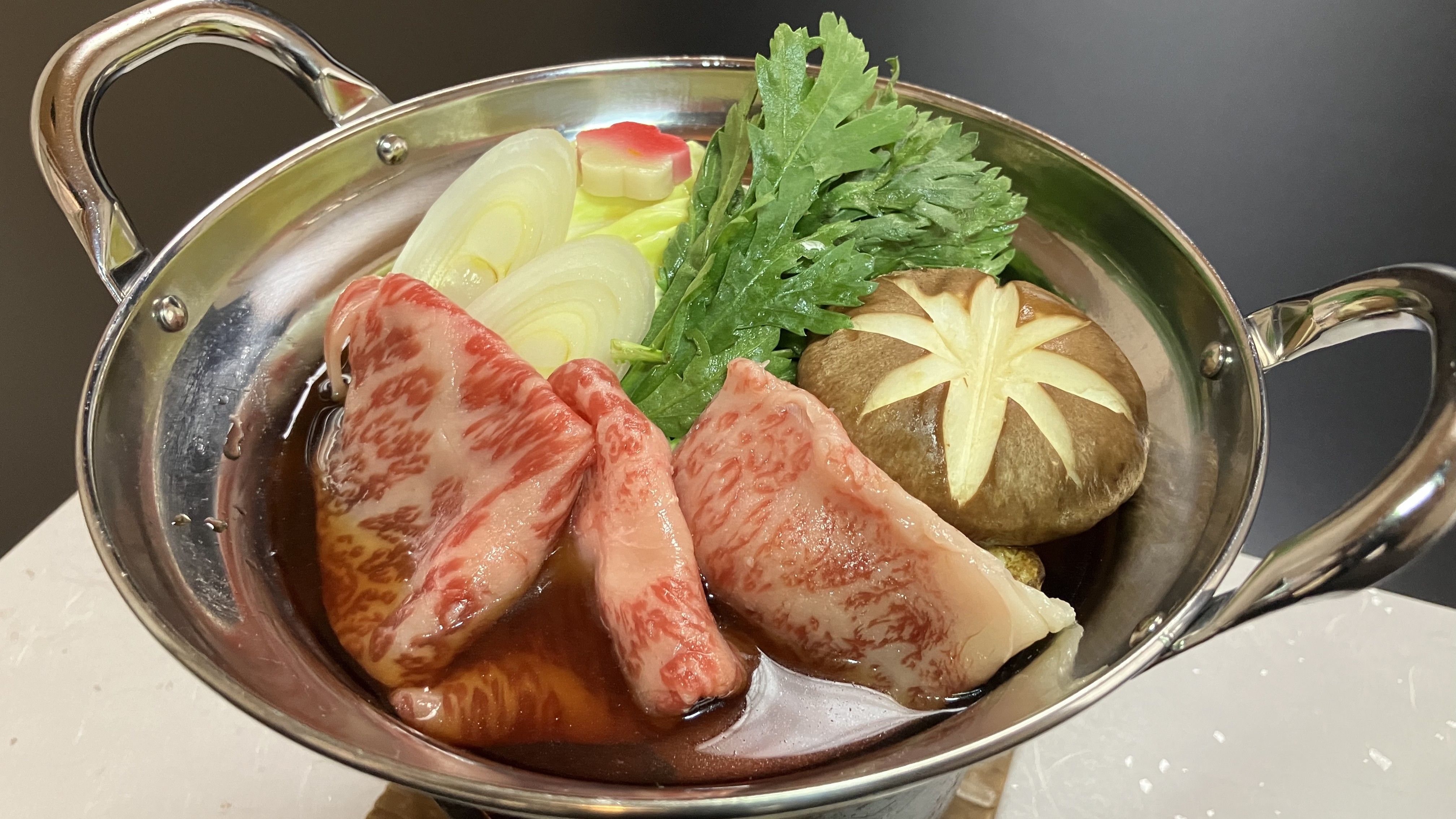 [Ryugu Kaiseki] Thực đơn giới hạn mùa xuân Lẩu thăn bò Wagyu kiểu sukiyaki