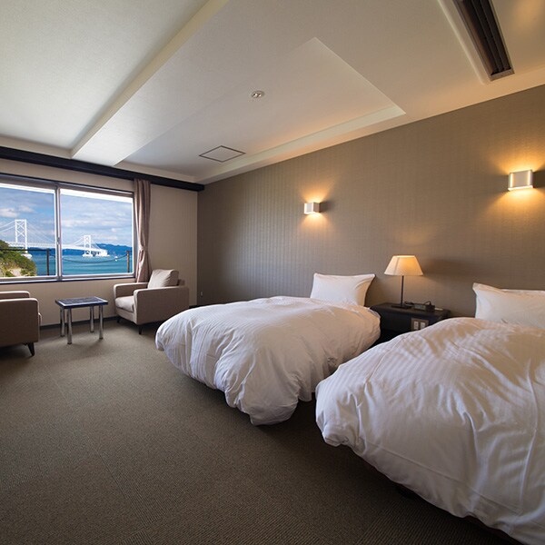 Ocean view Western-style twin room ☆ No smoking