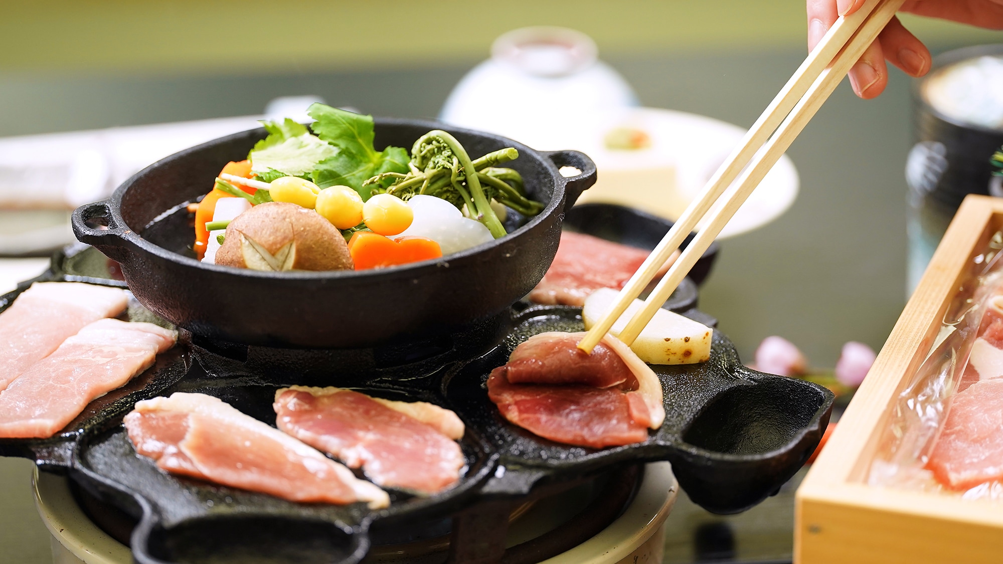 *【義経鍋】ご夕食イメージ