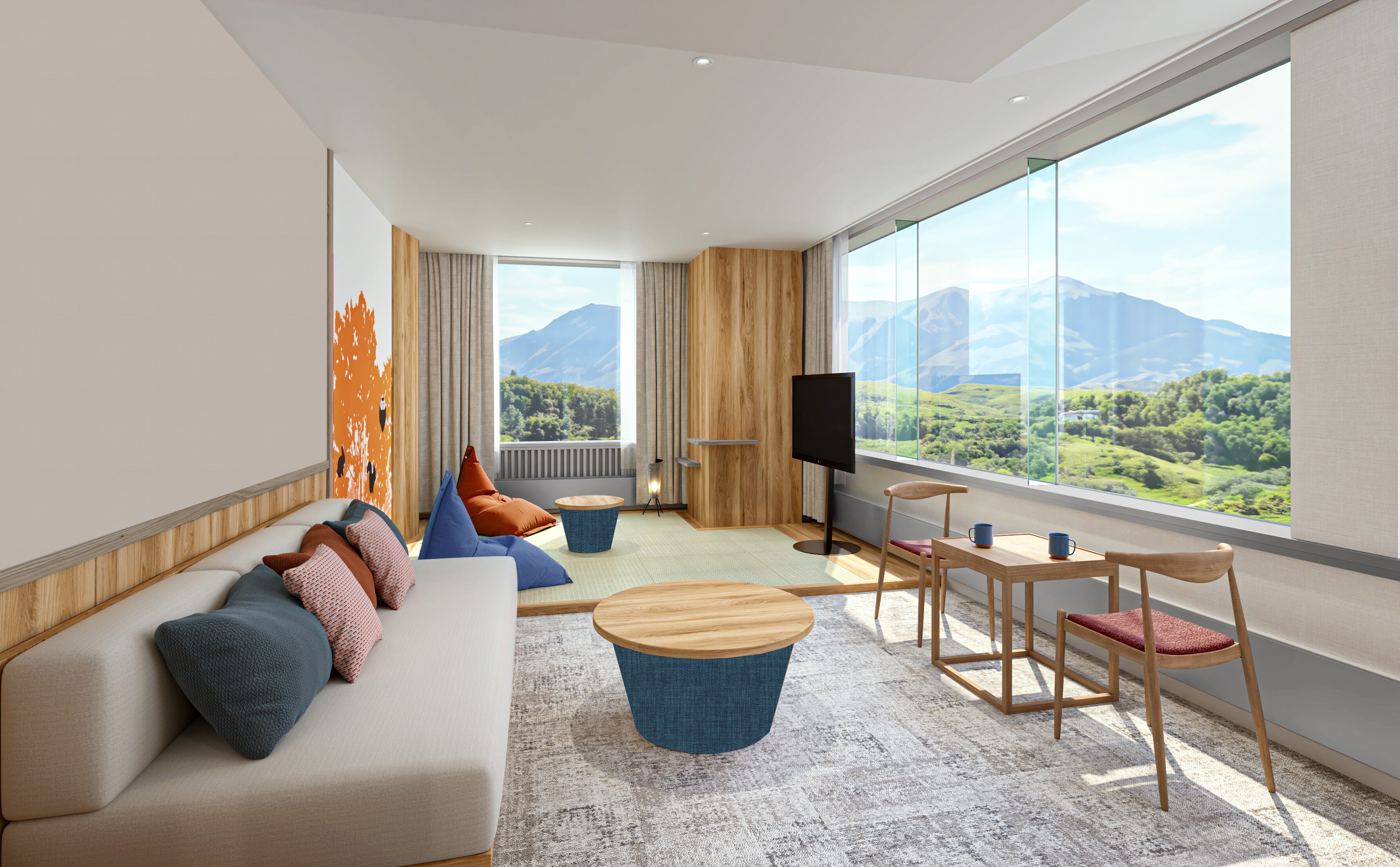 suite dengan pemandangan sudut