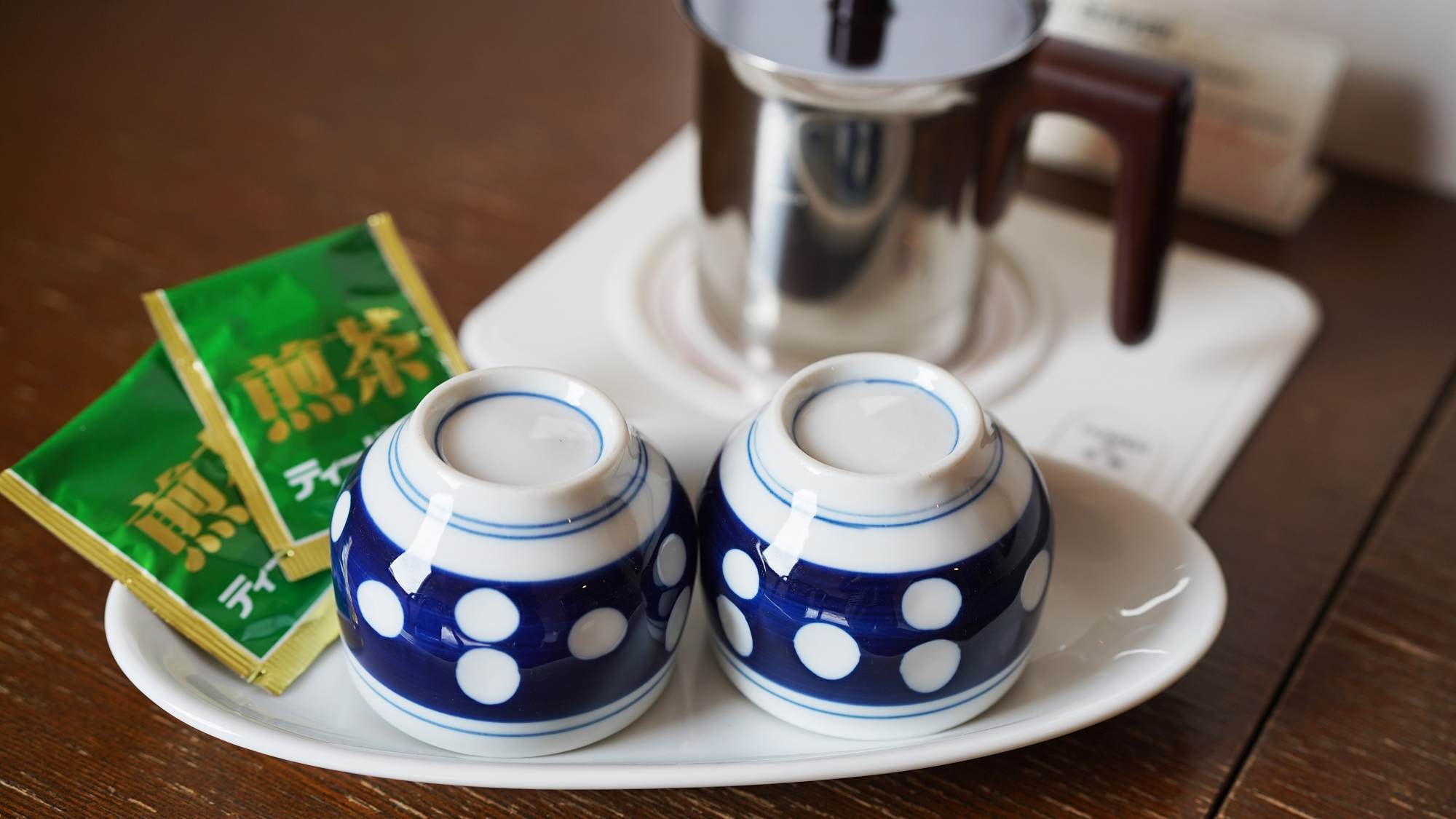 Tea provided in the room