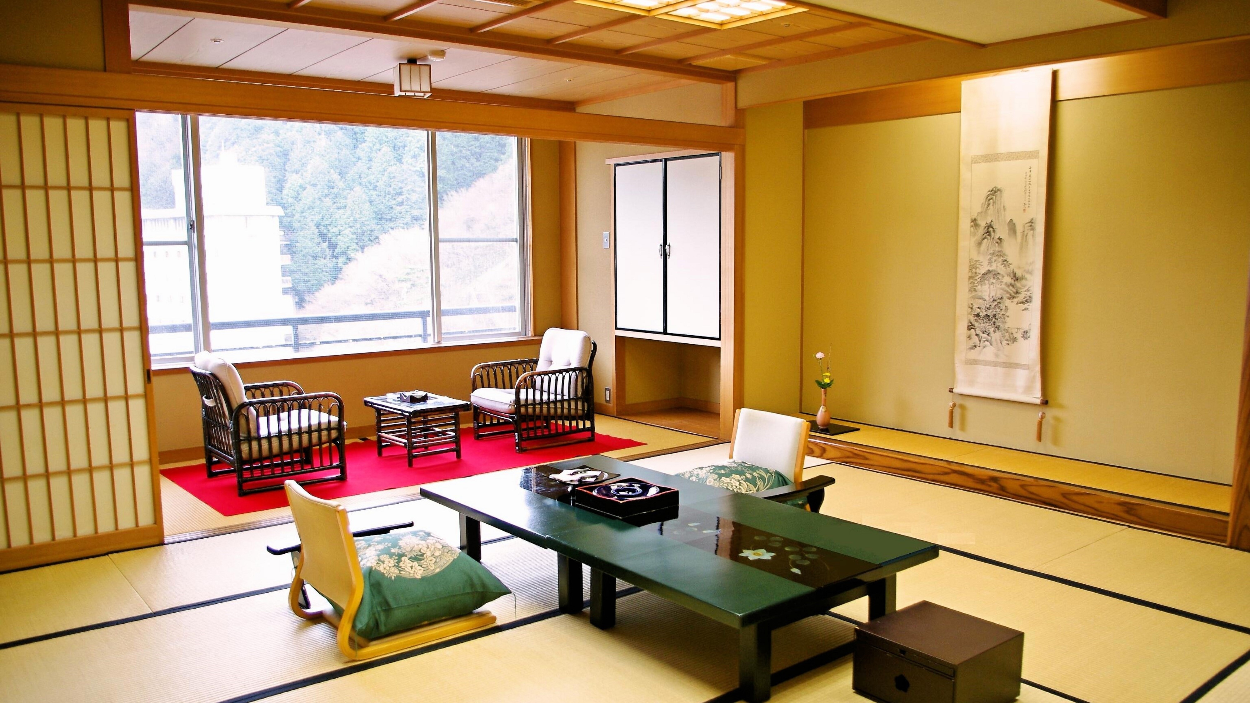 General guest room Japanese-style room 12 tatami mats [with bath and washlet toilet]
