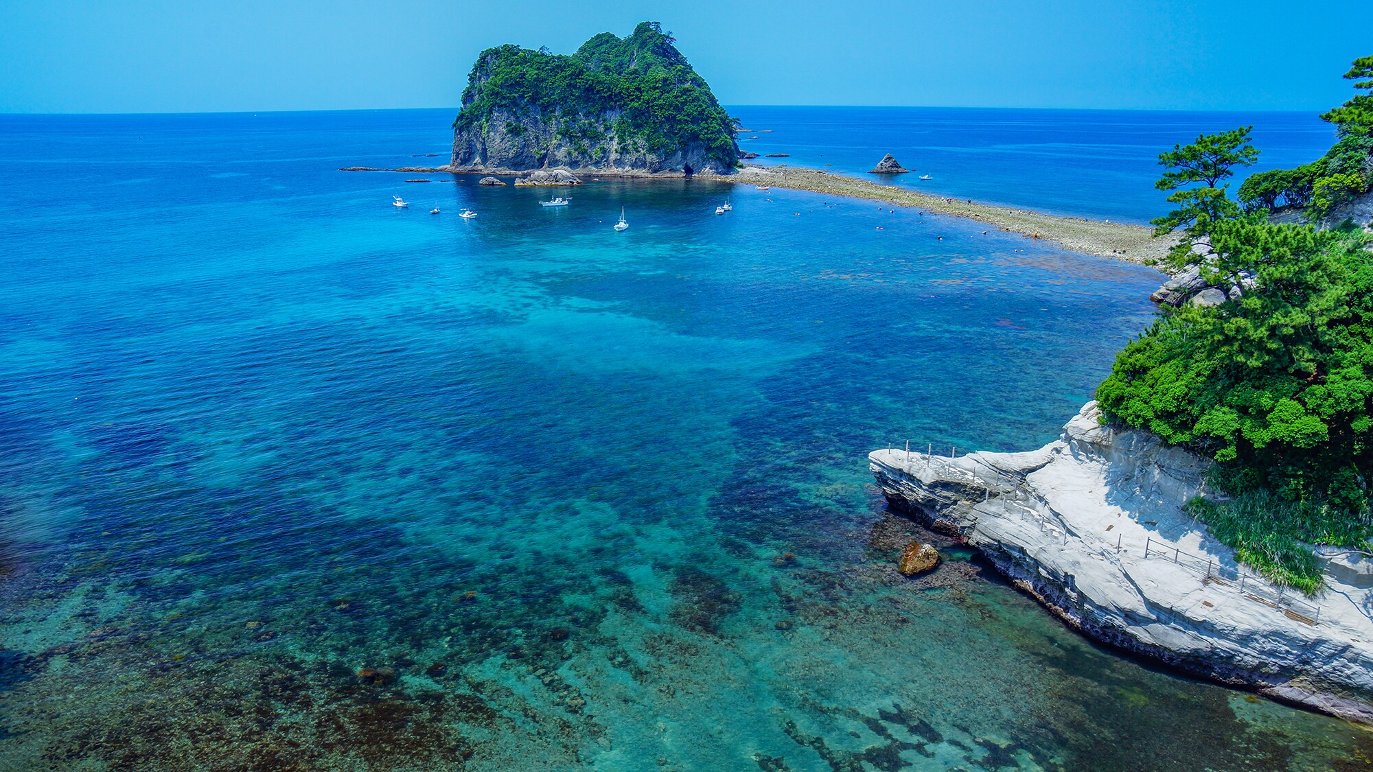 夏季的堂岛