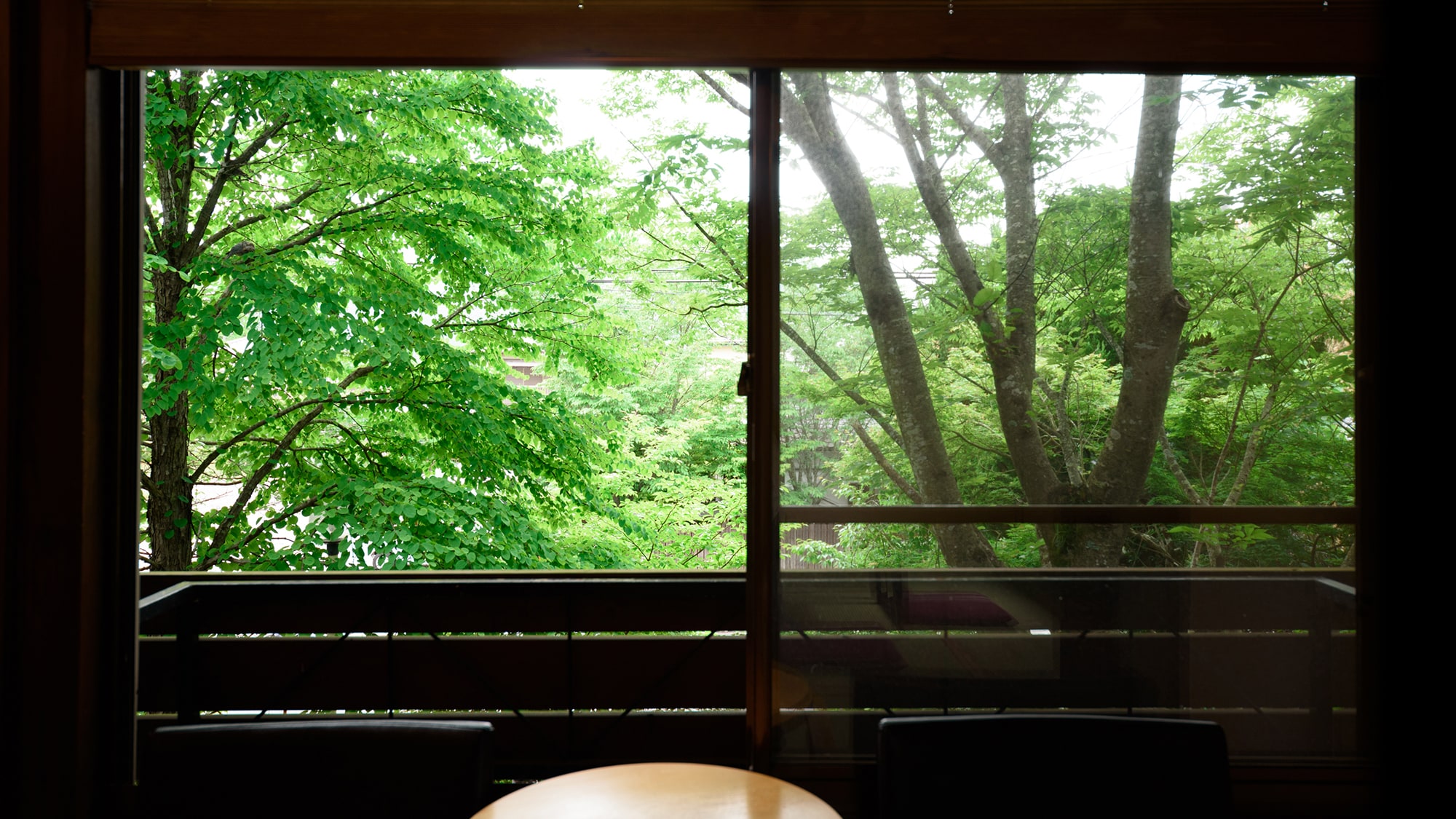 Kamar bergaya Jepang dengan pemandangan Gunung Yufu 6 tikar tatami + pelek lebar, dengan toilet [Yamabuki]