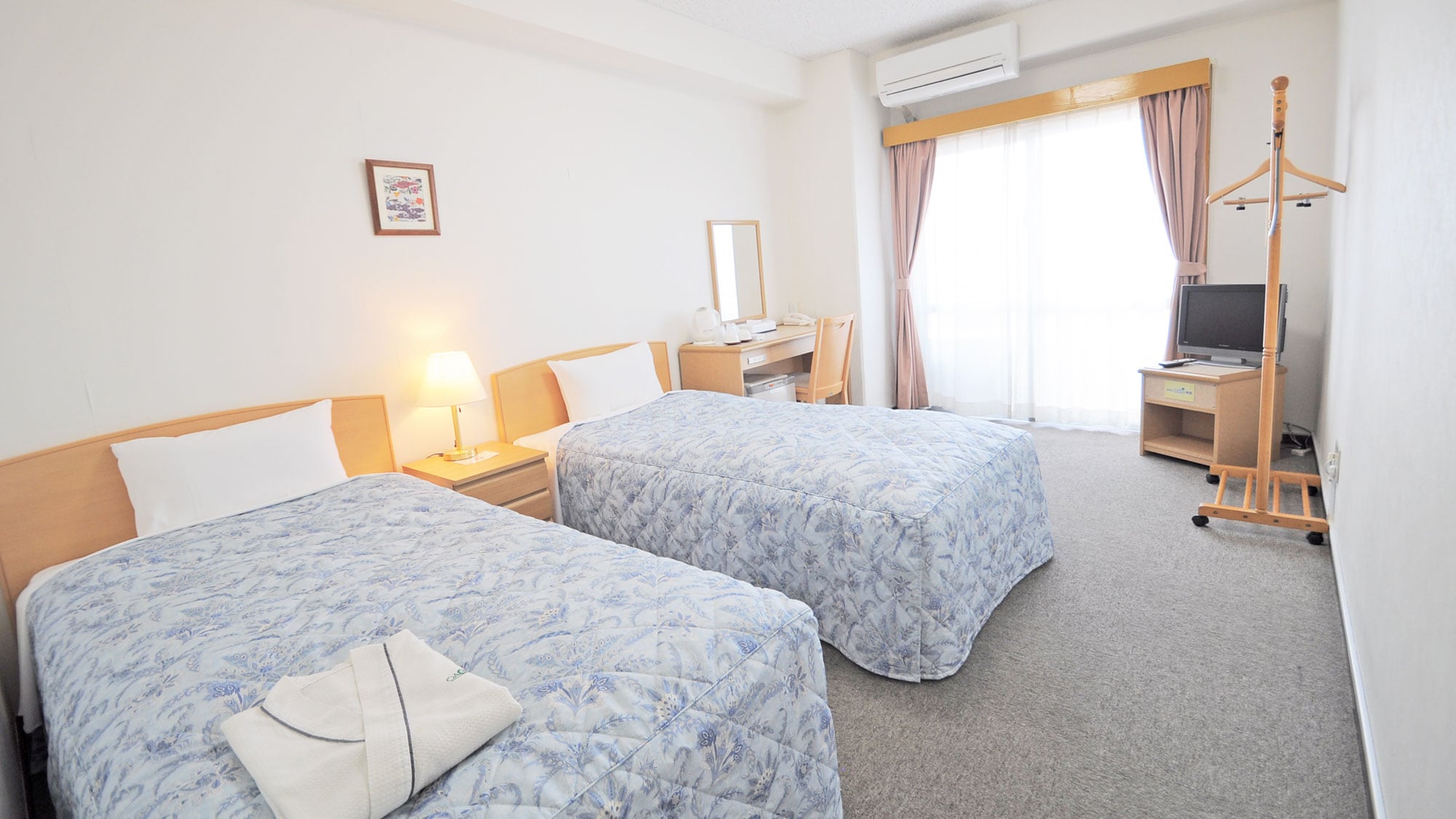 [Twin room] Western-style room that can accommodate 1 to 2 people.