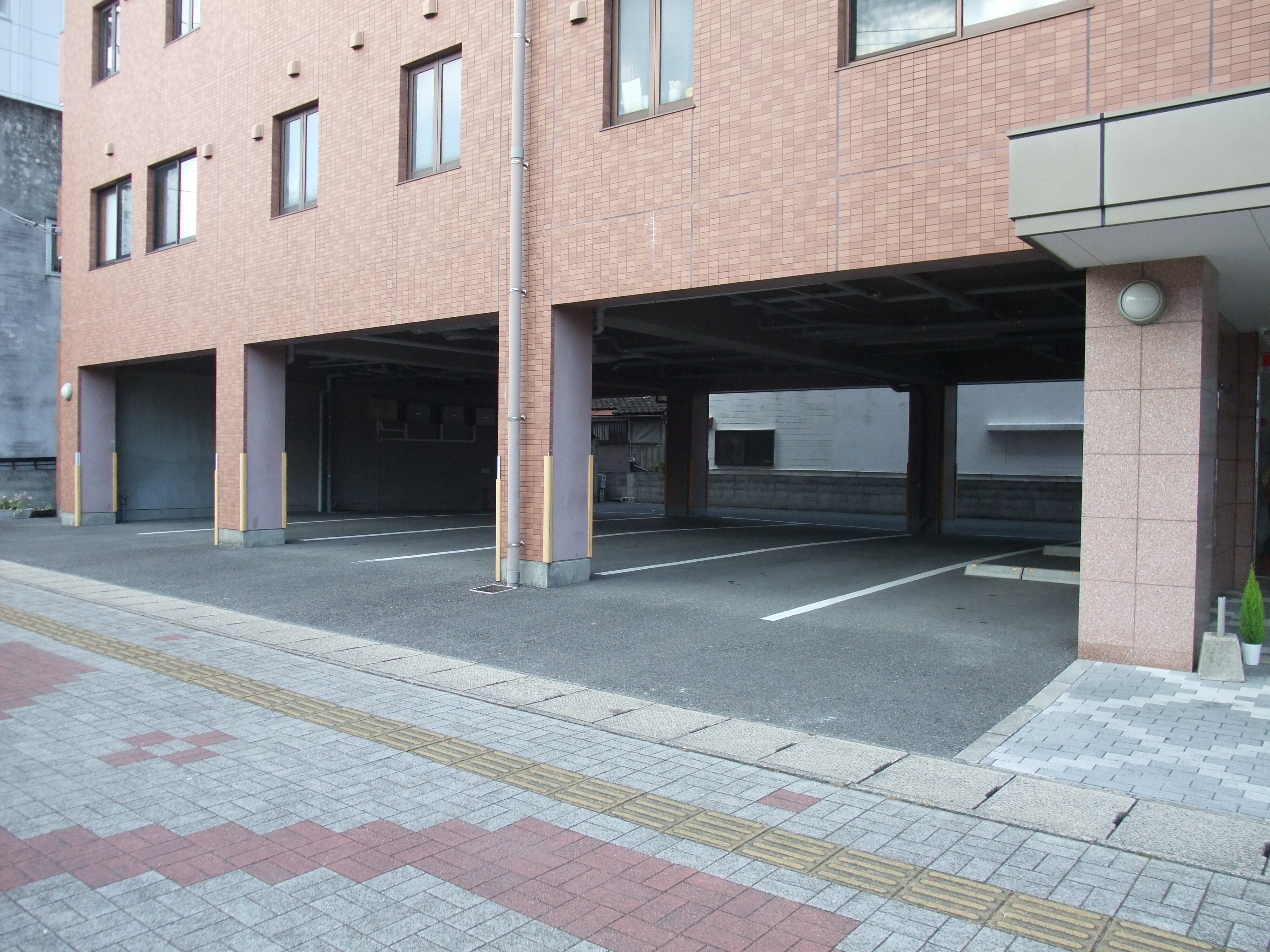 First floor parking lot