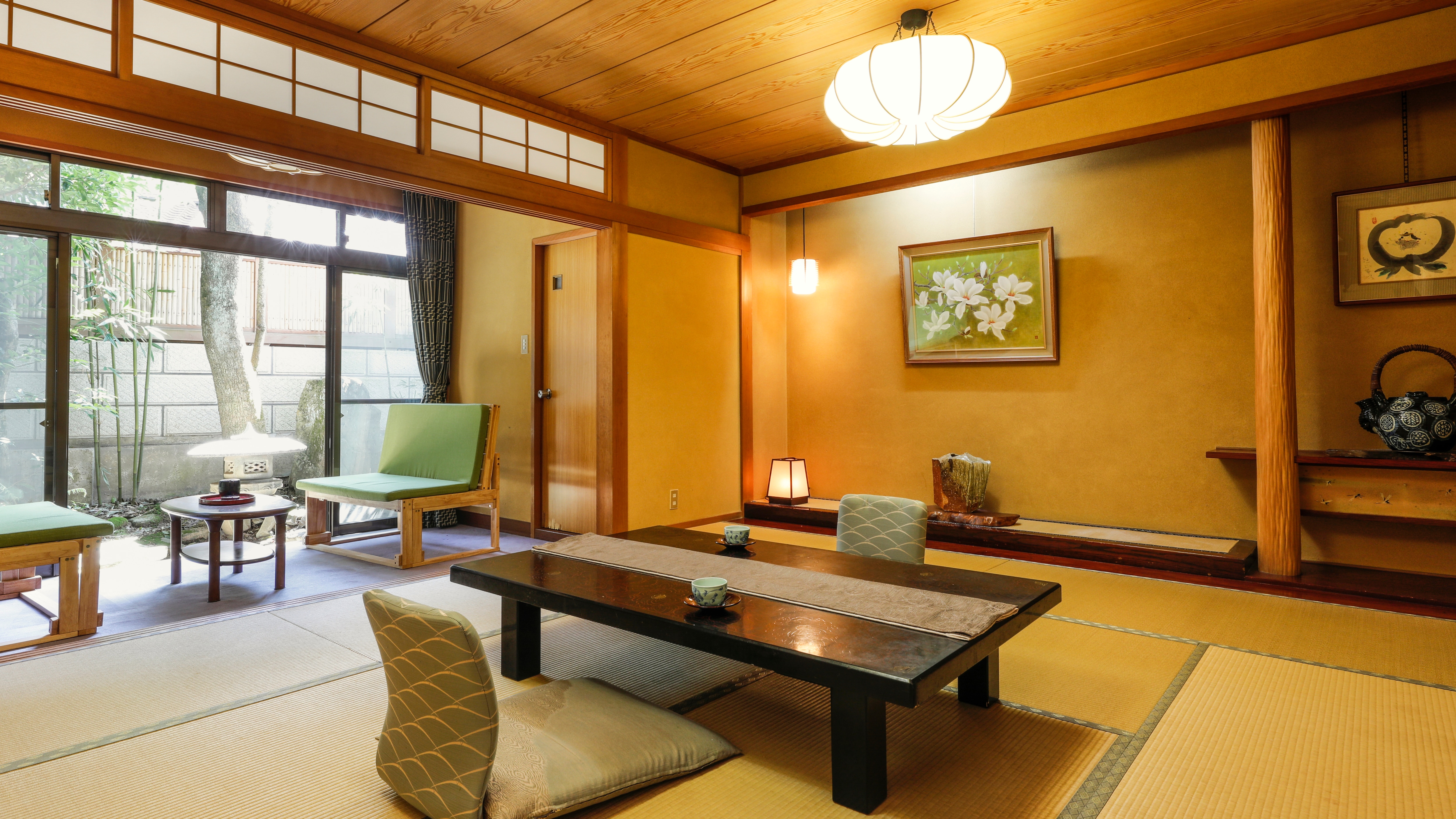 [Annex: Tsuruki guest room example (with bath and washlet toilet)]