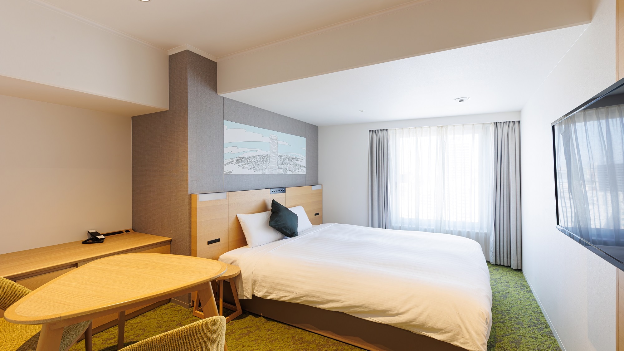 Kamar tidur ganda nyaman 22㎡