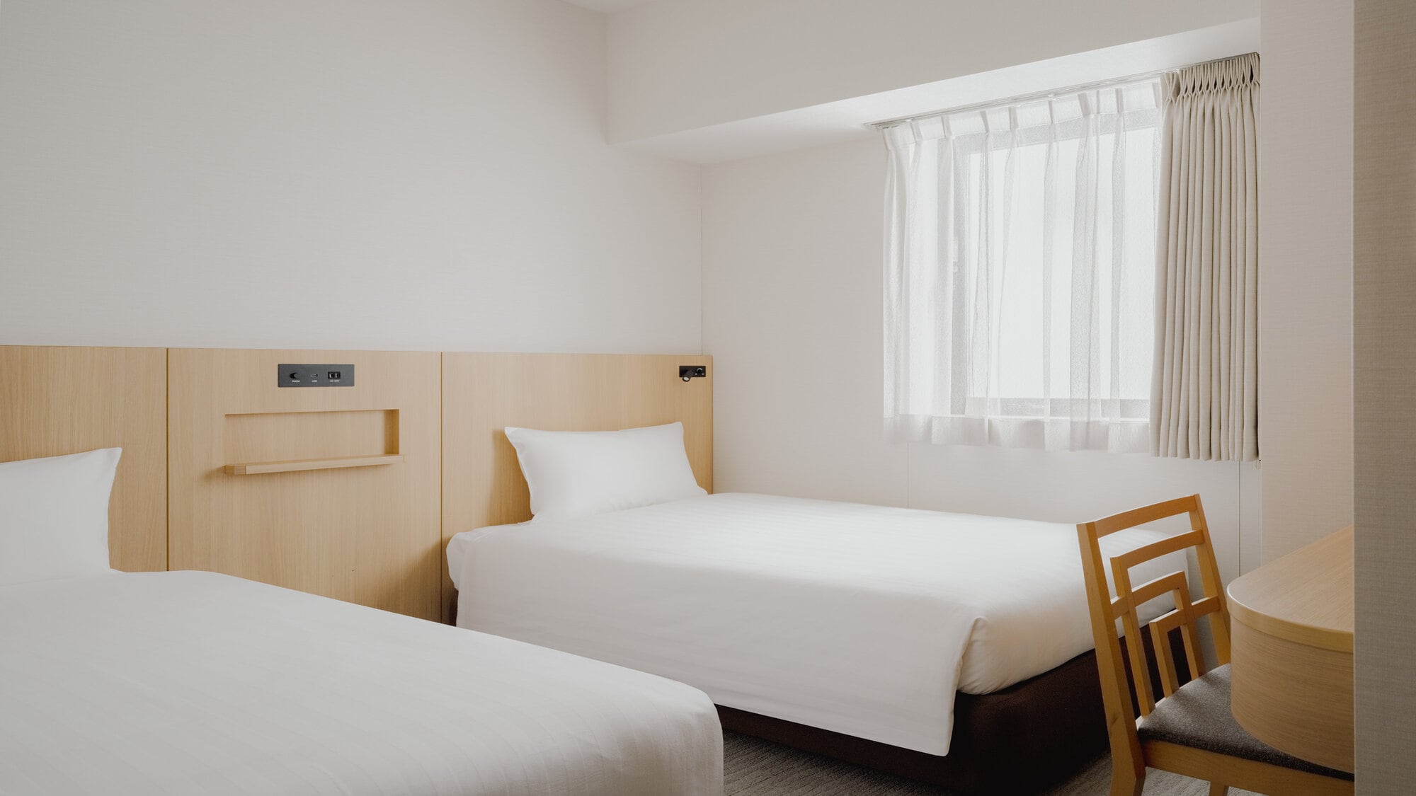 [Non-smoking] Twin room (12 square meters) Recommended for couples and friends traveling together