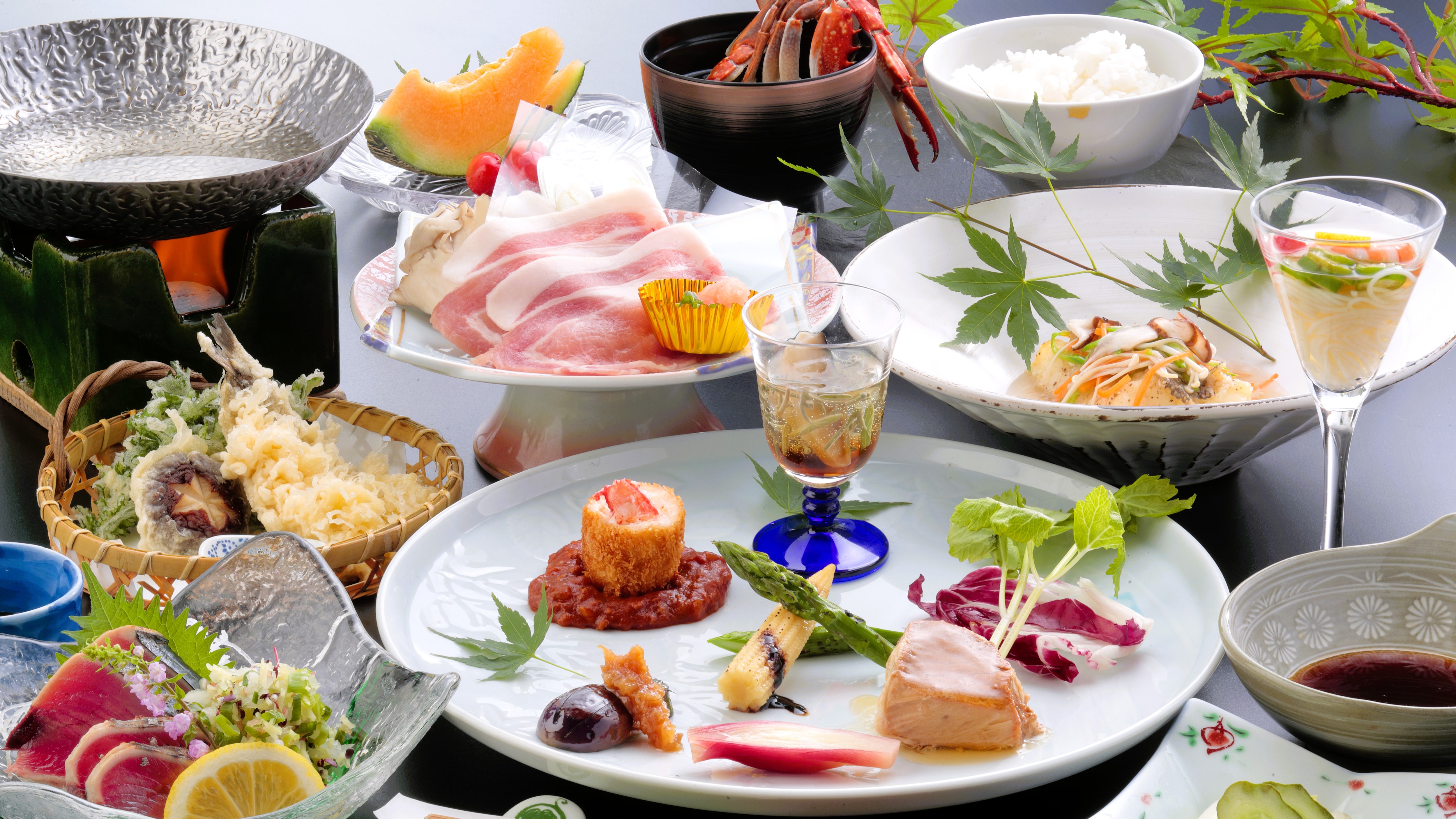 [Dinner example] Meal image *Meals may vary depending on the season and what is available.