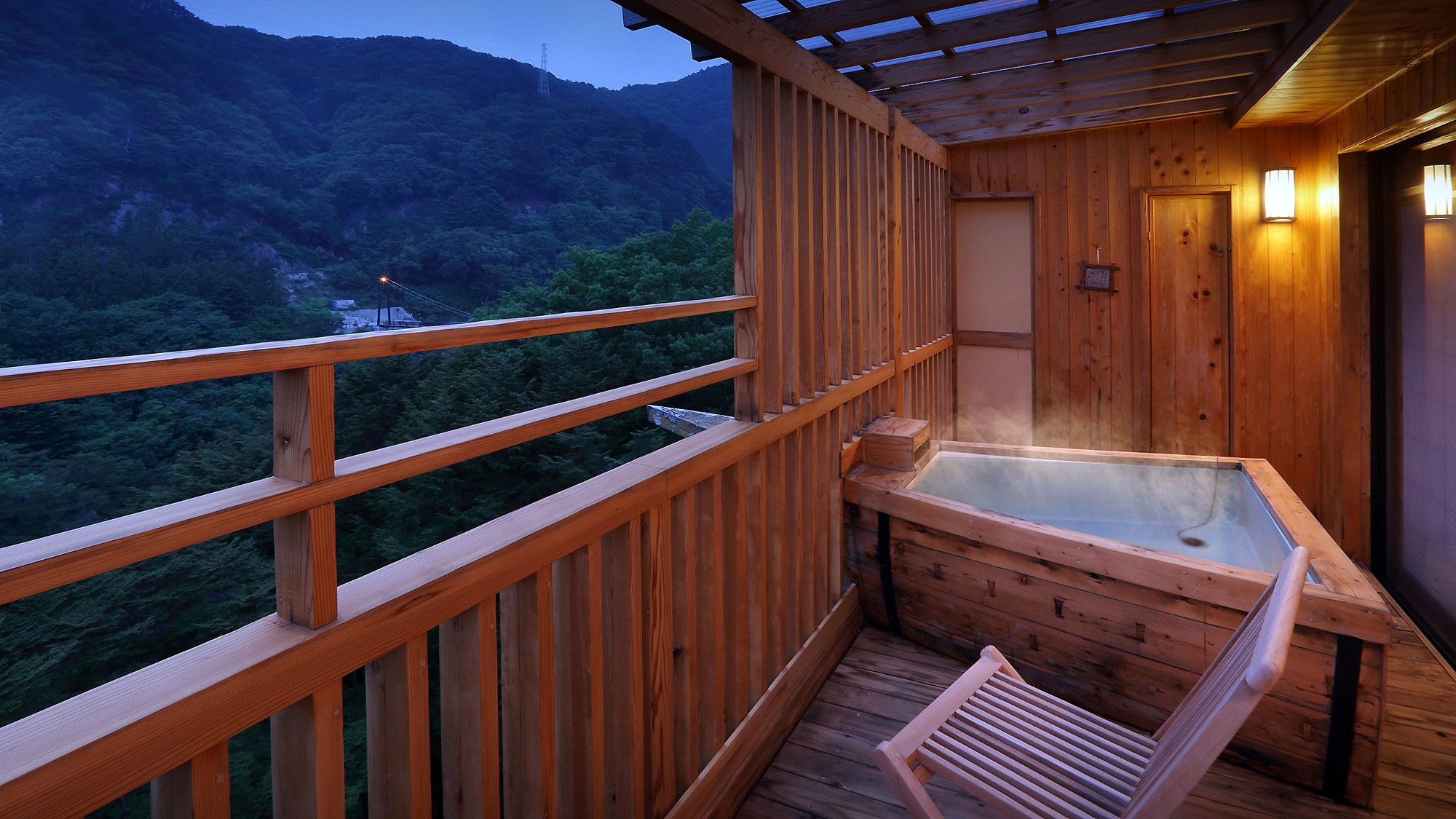 Kamar bergaya Jepang-Barat dengan pemandian terbuka "Yuzu no Ma"