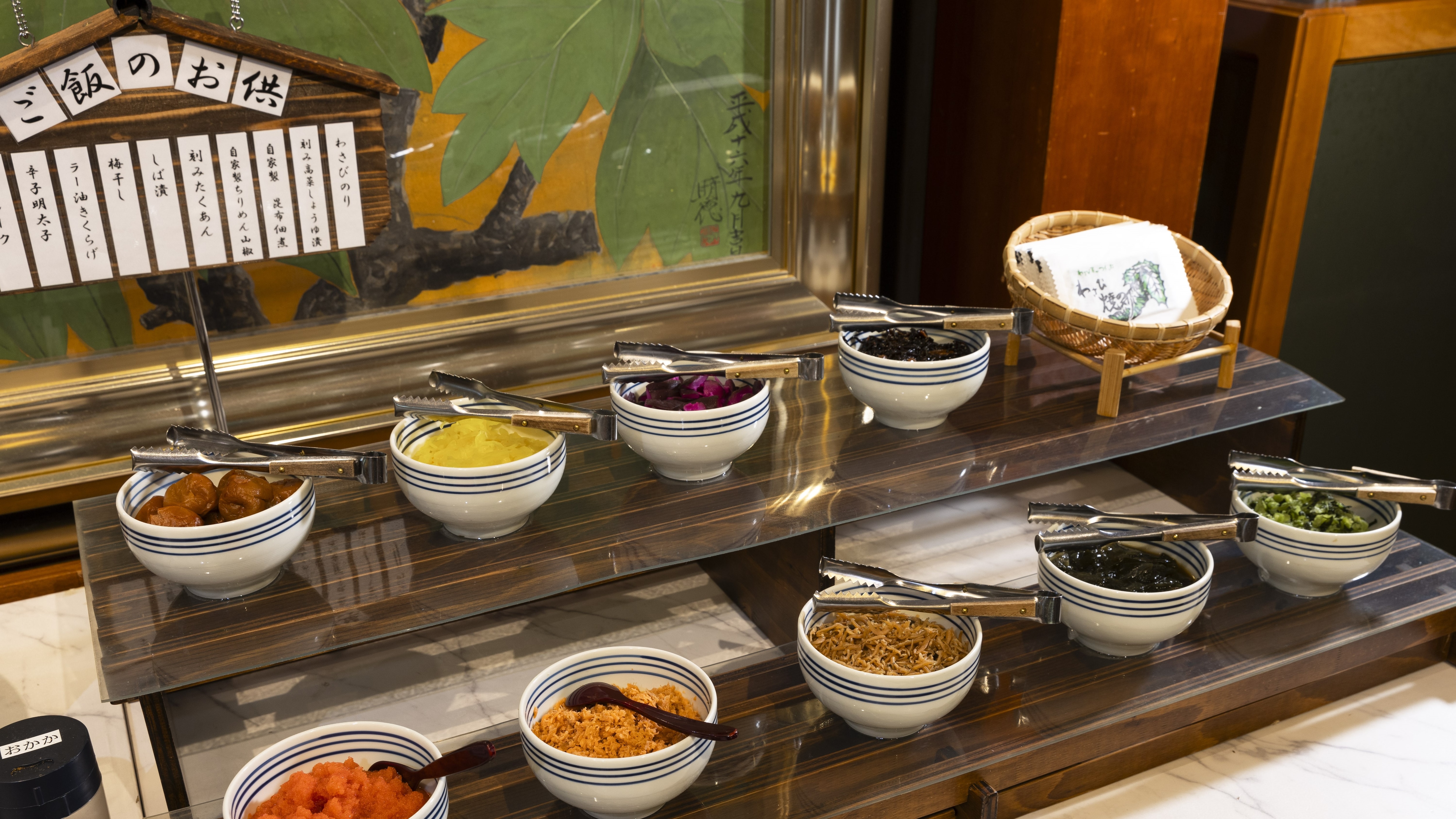 "Rice accompaniment corner" 10 items in total! You'll want to eat several bowls of rice!