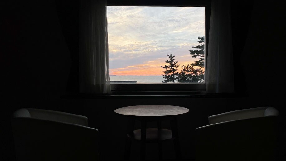 [Standard Twin] (Ocean side) The sunset is very beautiful!