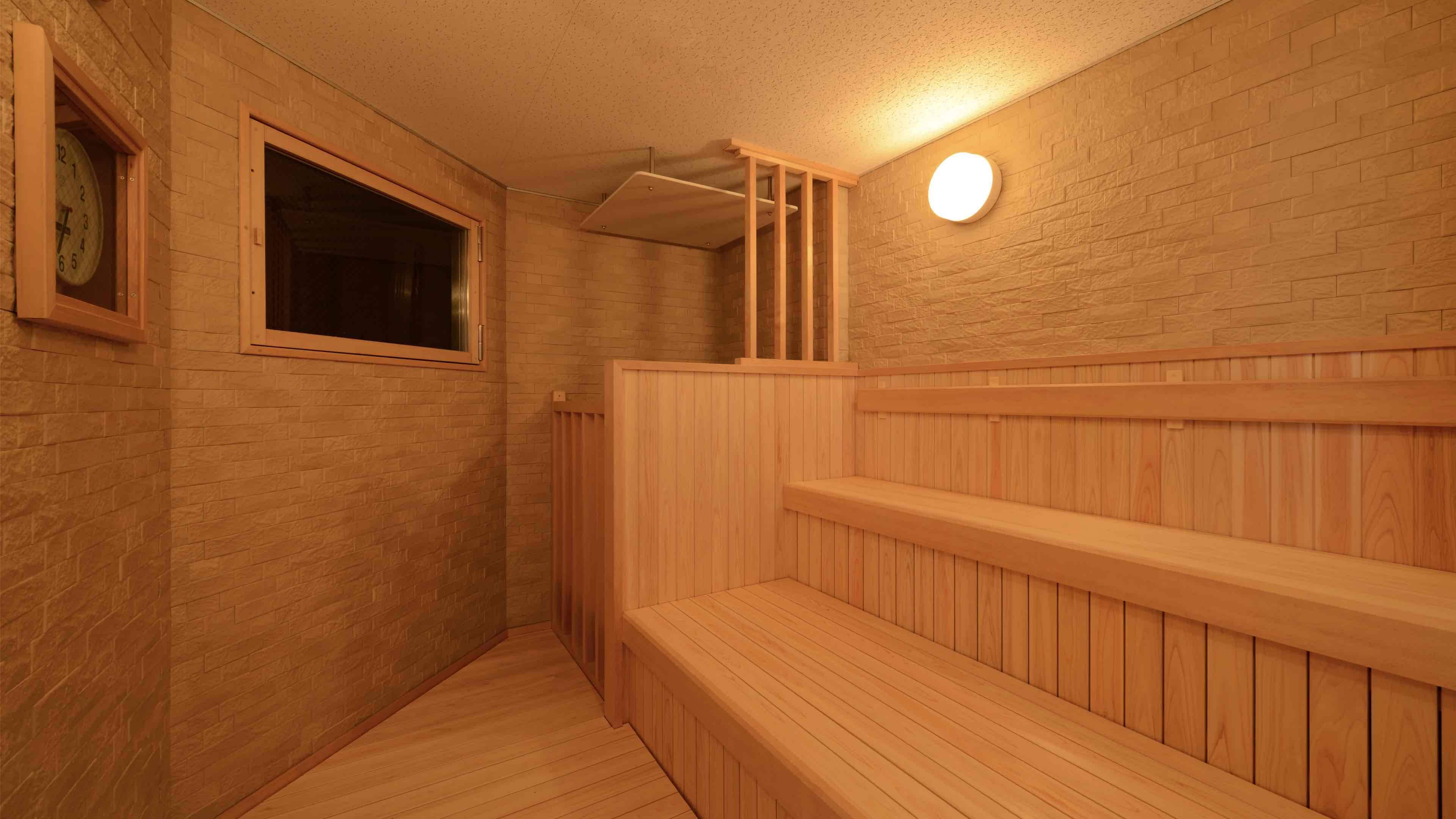 Men-only public bath sauna