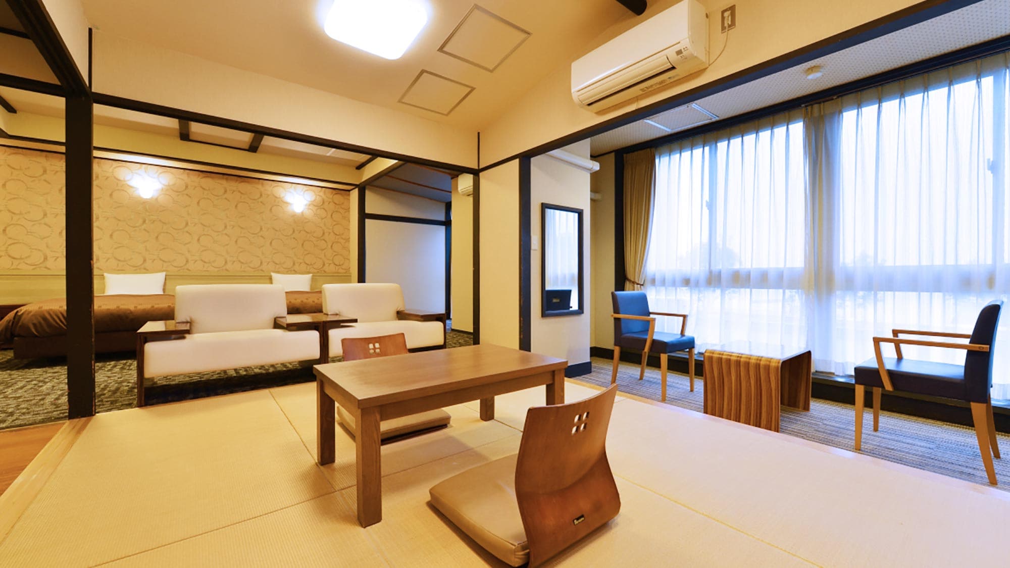日式和西式房間可容納5人（禁煙）