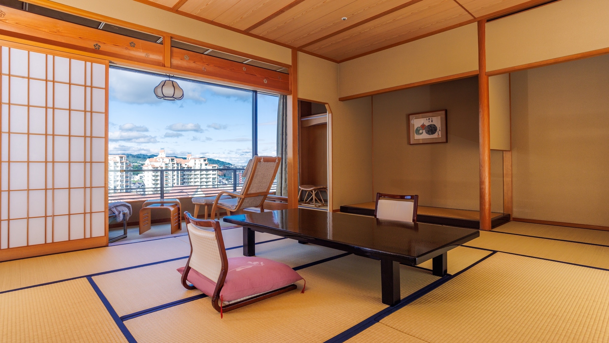  [Phòng kiểu Nhật 12,5 chiếu tatami] (có ghế massage) 54m2/sông