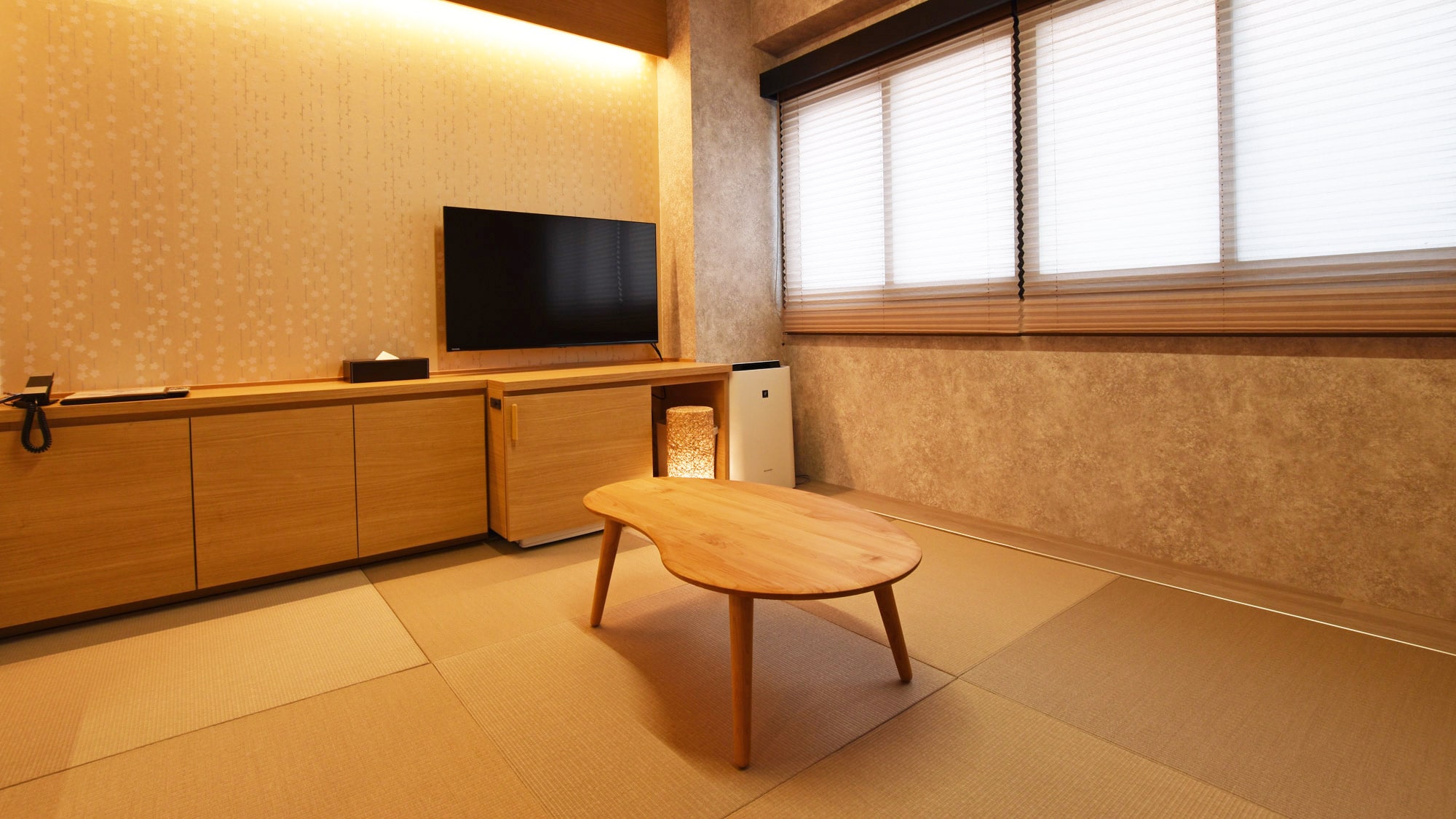 [Japanese-style room] Leisurely in a tatami room