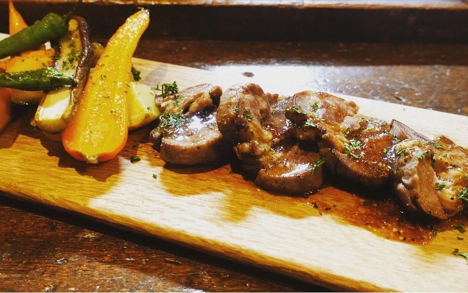 An example of a main dish