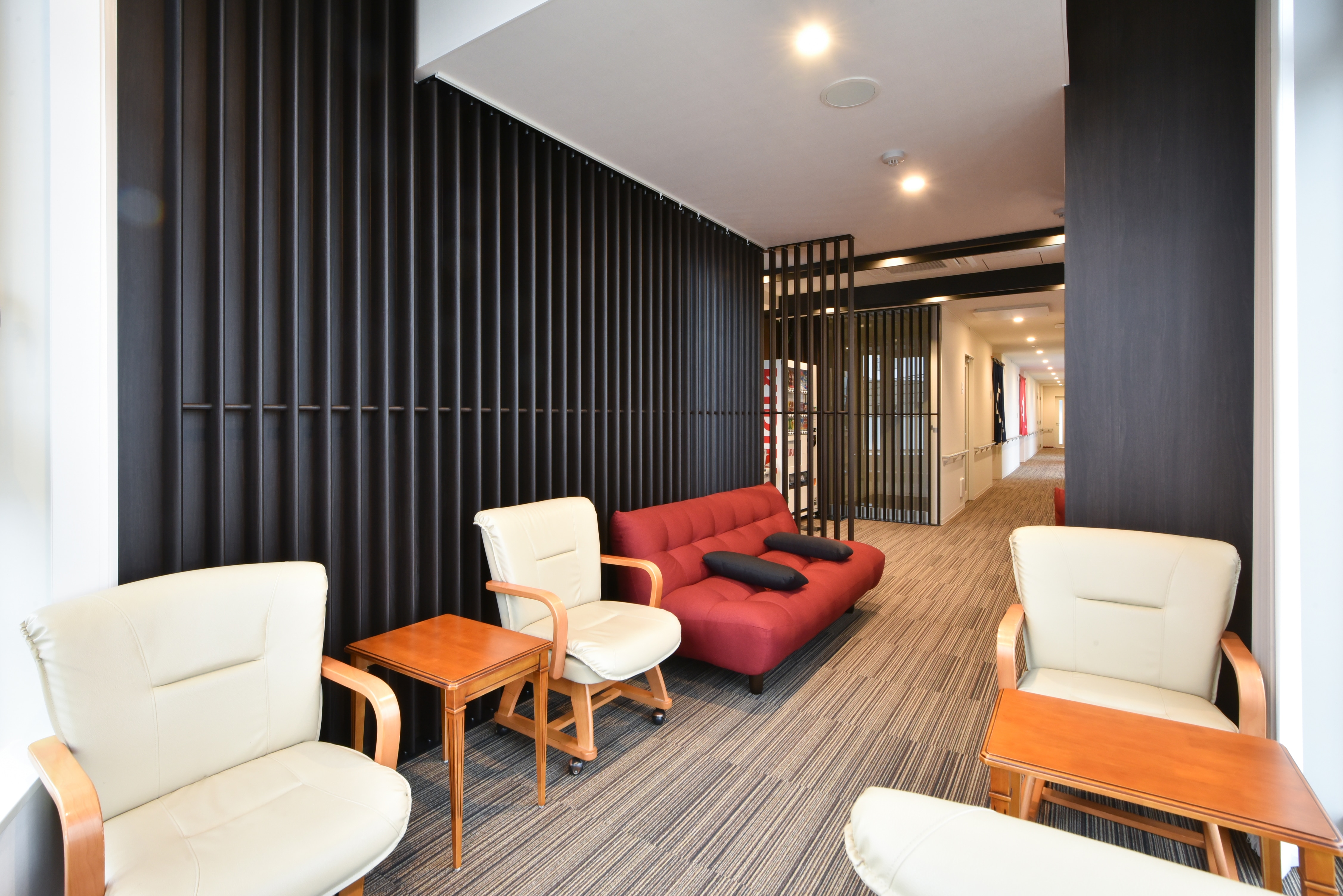 After-bath rest area/community hall