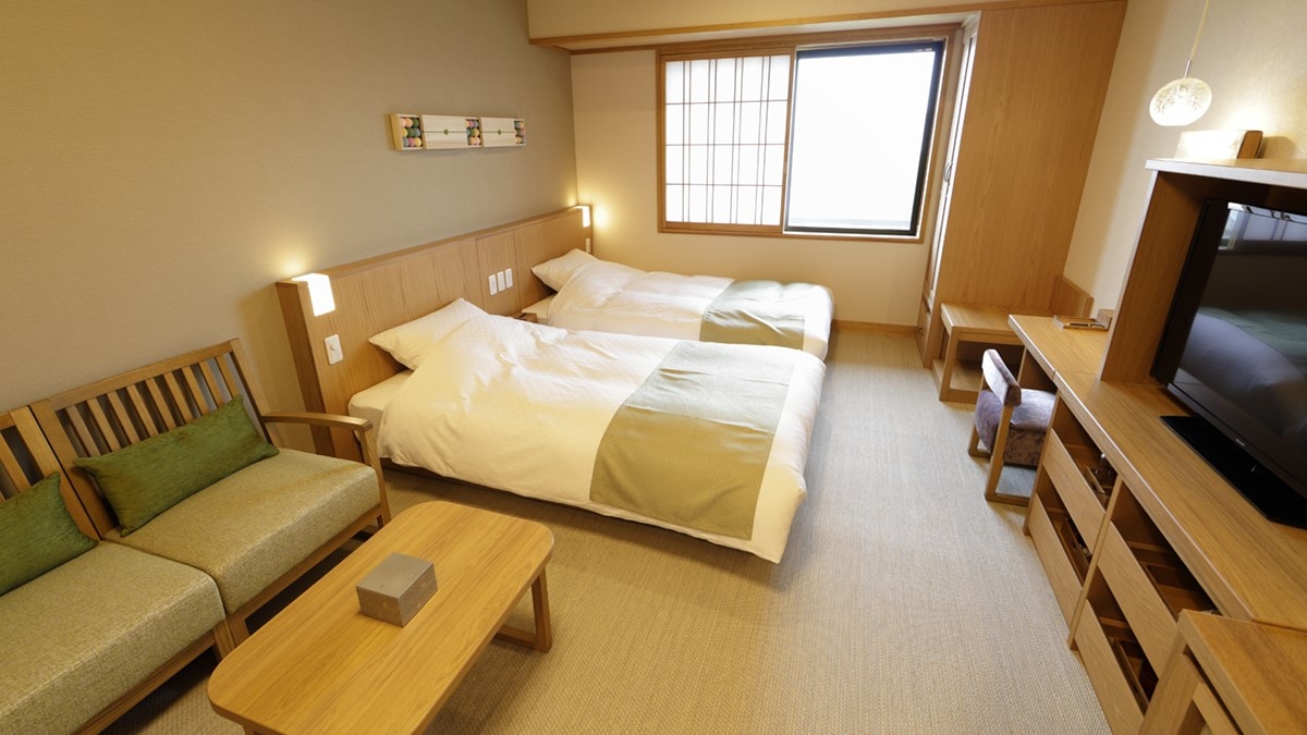 [本馆] 带淋浴的日式双床房