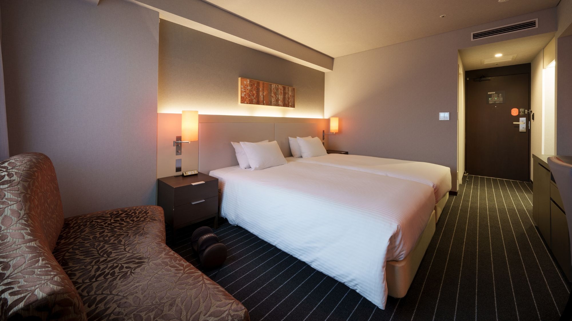 릴랙스 트윈룸 일례｜23평미/침대폭 110cm/금연