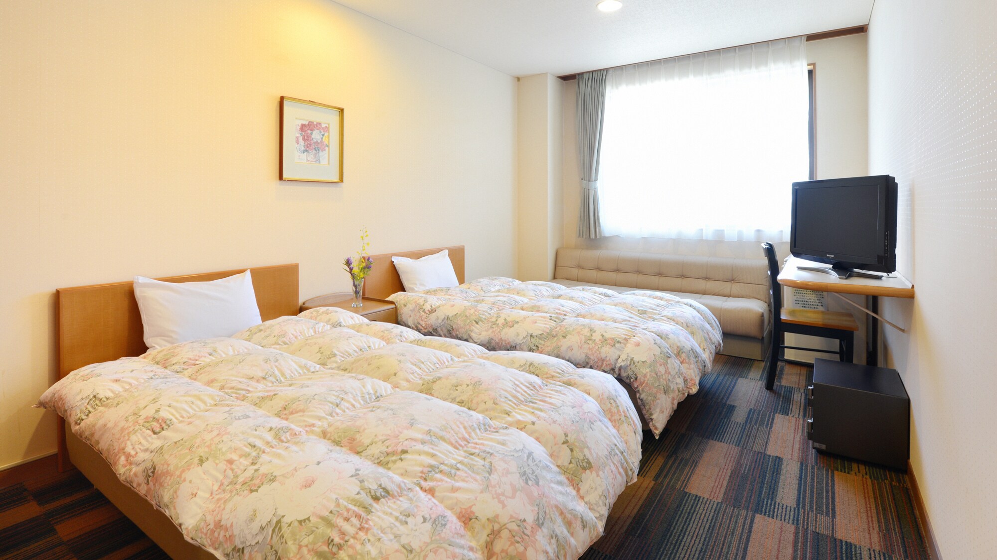 화장실이 있는 트윈룸 (21sqm)